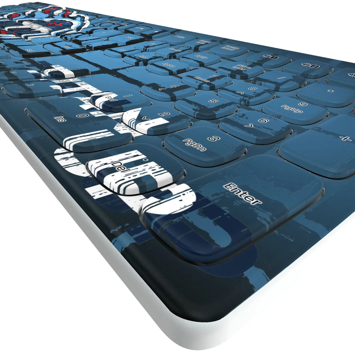 Tennessee Titans Brick KKB605 Curved Wireless Keyboard - Detail