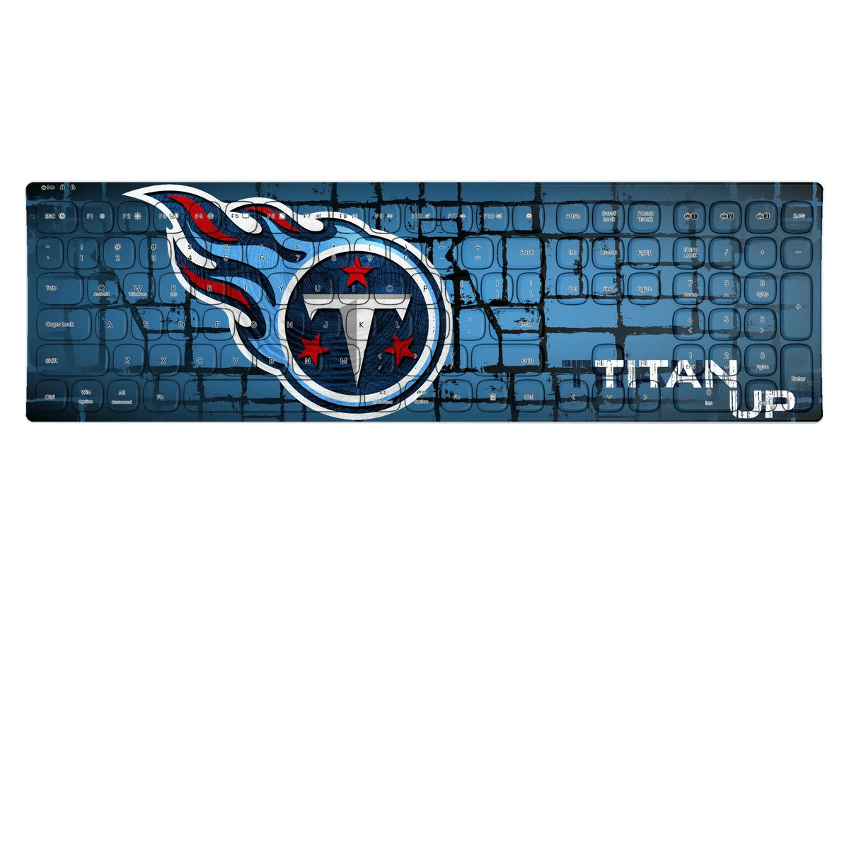Tennessee Titans Brick KKB605 Curved Wireless Keyboard
