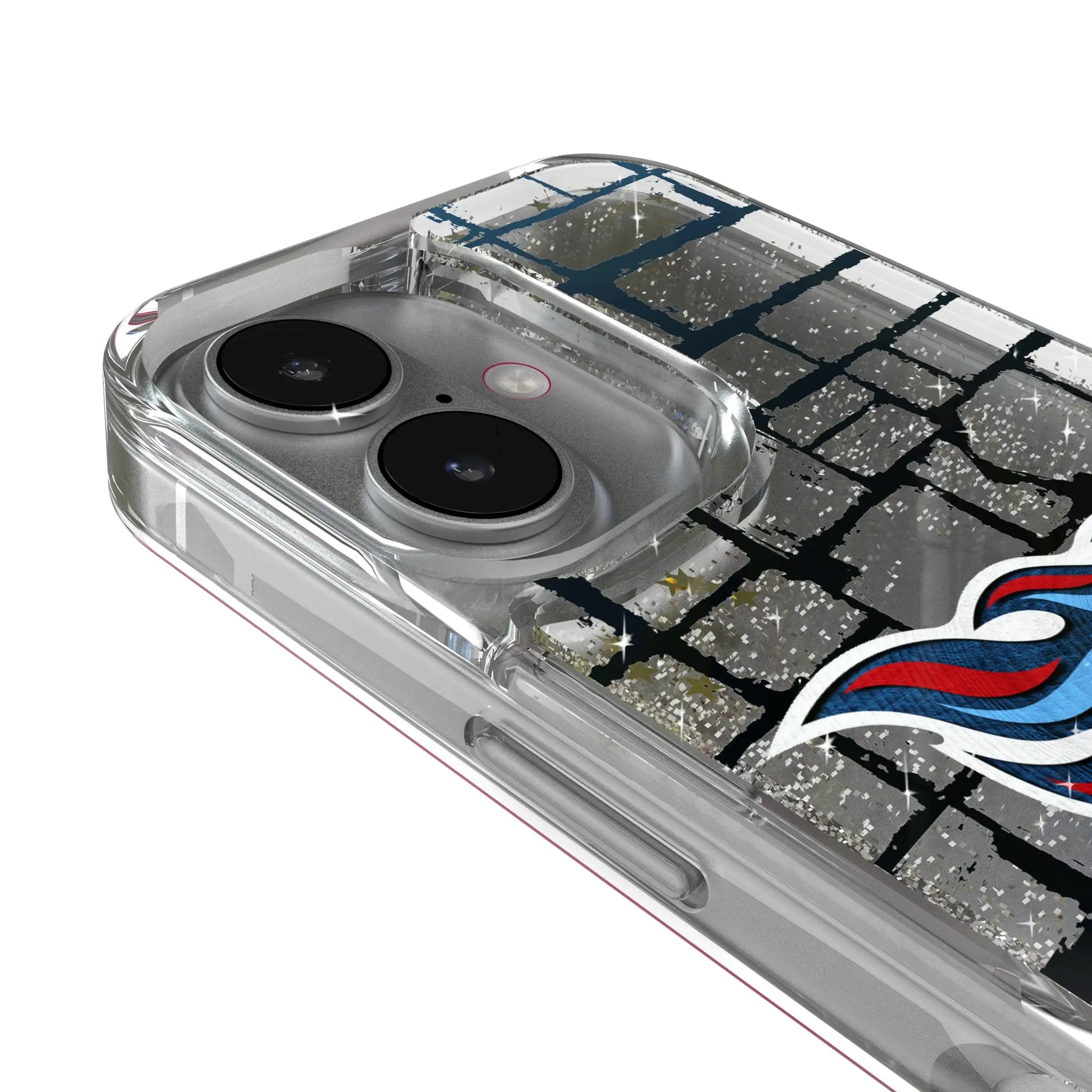 Tennessee Titans Brick iPhone Glitter Phone Case for Apple iPhone - Detail