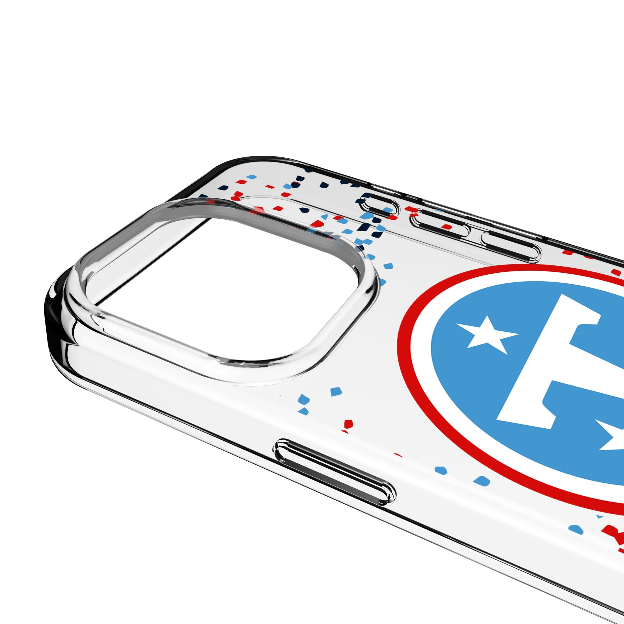 Tennessee Titans Confetti iPhone Clear Phone Case for Apple iPhone - Detail