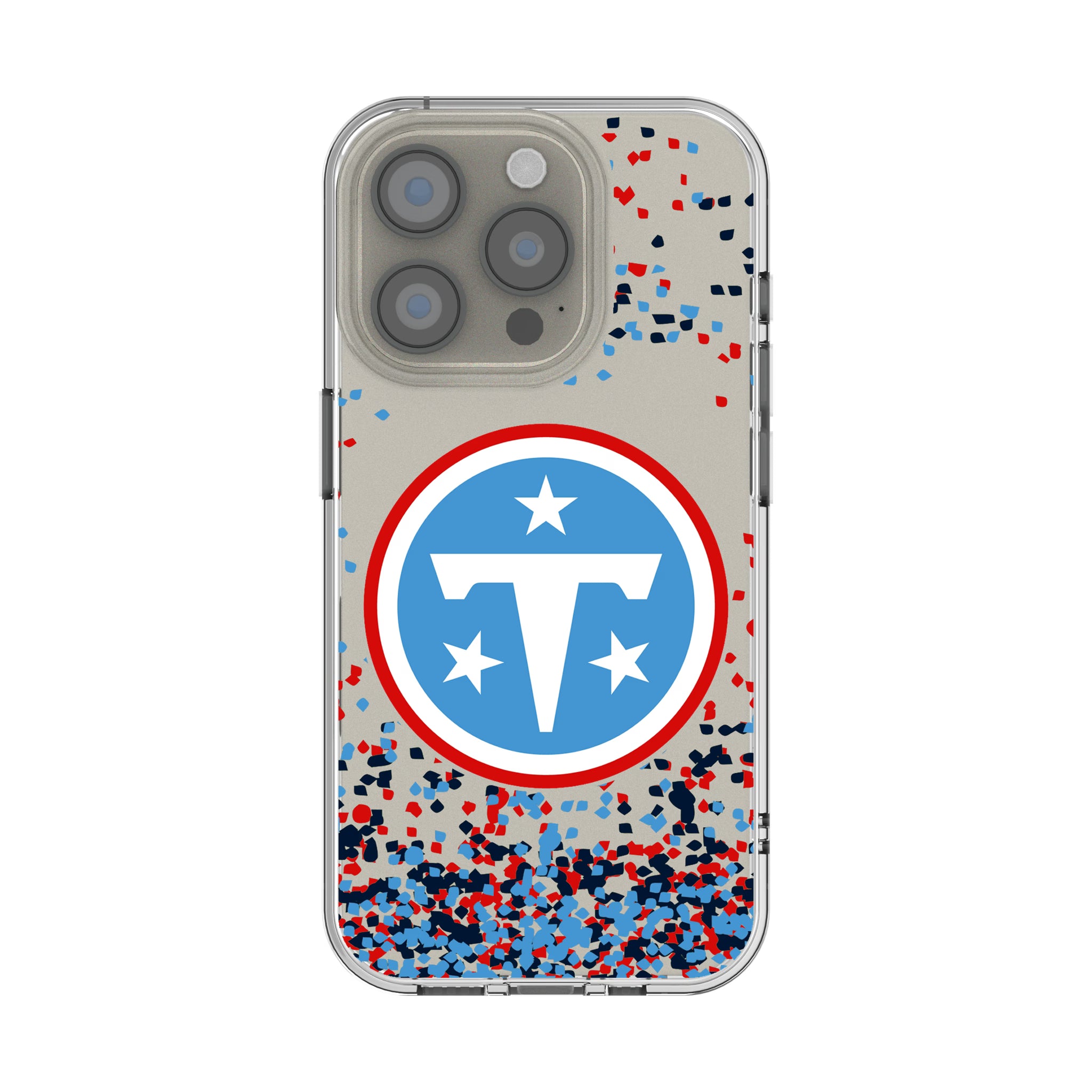 Tennessee Titans Confetti iPhone Clear Phone Case for Apple iPhone