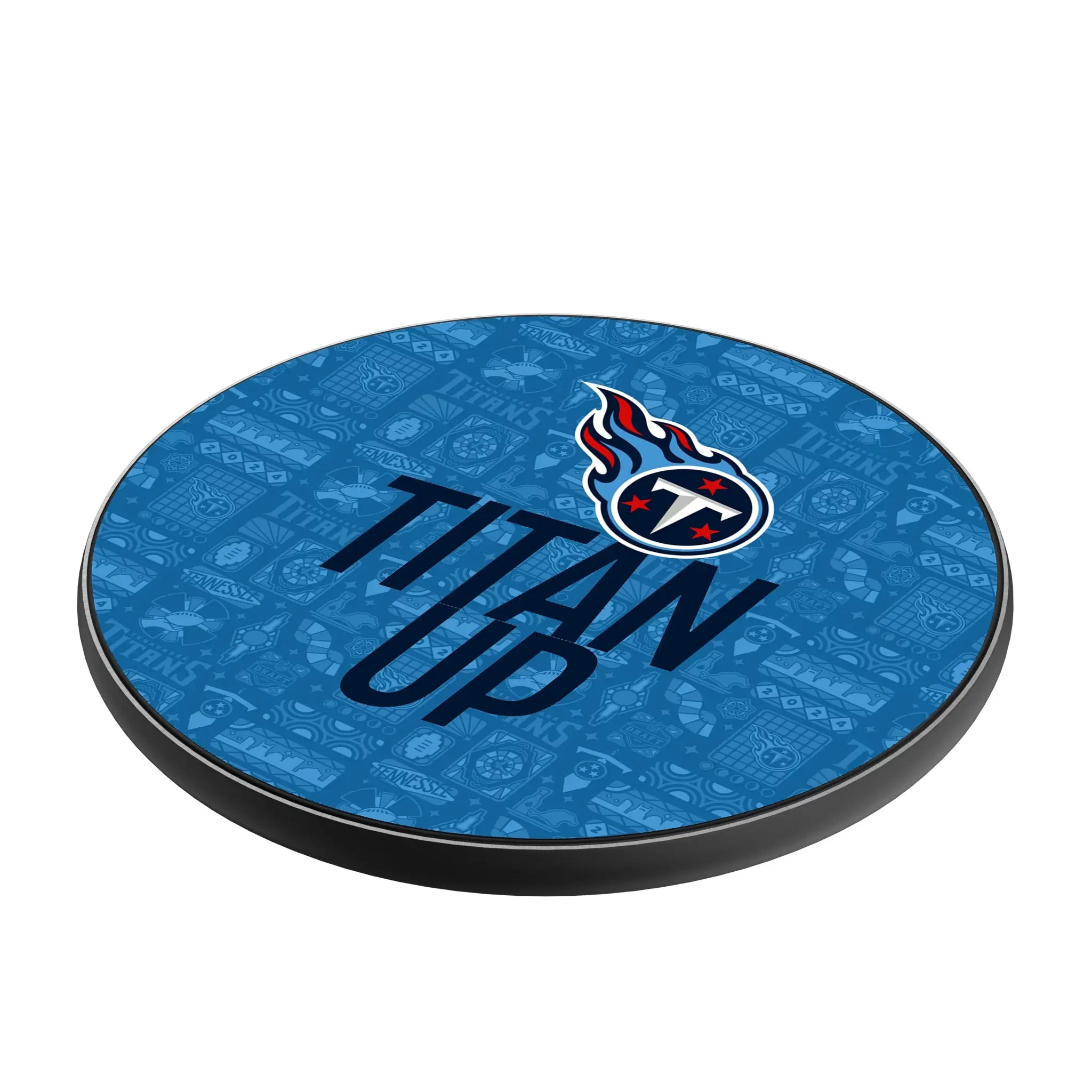 Tennessee Titans Deco 15-Watt Wireless Charger - Isometric View