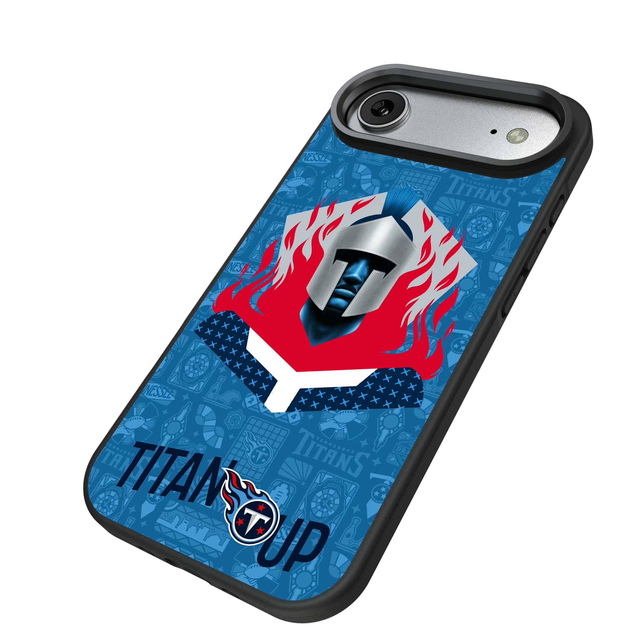 Tennessee Titans Deco iPhone Bump Phone Case for Apple iPhone - Isometric View#Device_iPhone Air