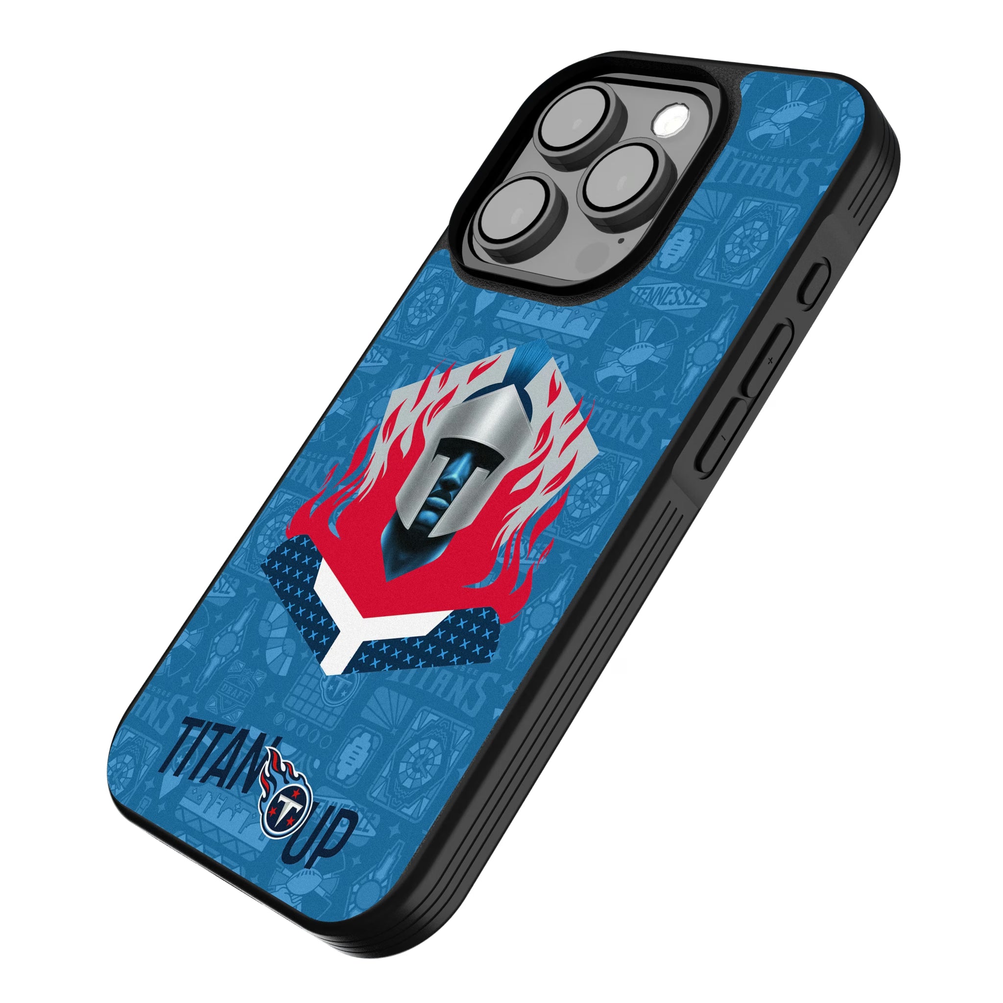 Tennessee Titans Deco iPhone Bump Phone Case for Apple iPhone - Isometric View