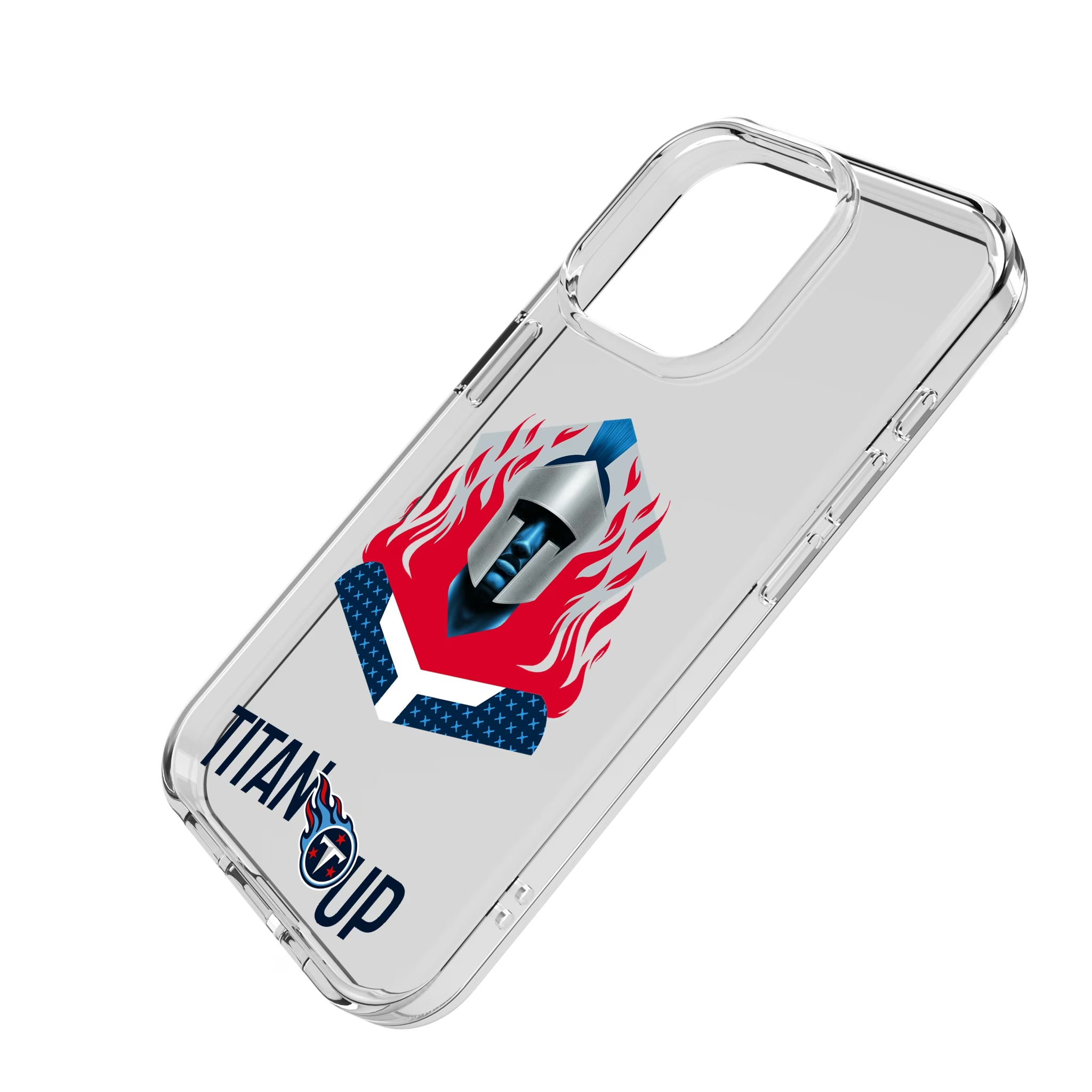 Tennessee Titans Deco iPhone Clear Phone Case for Apple iPhone - Isometric View