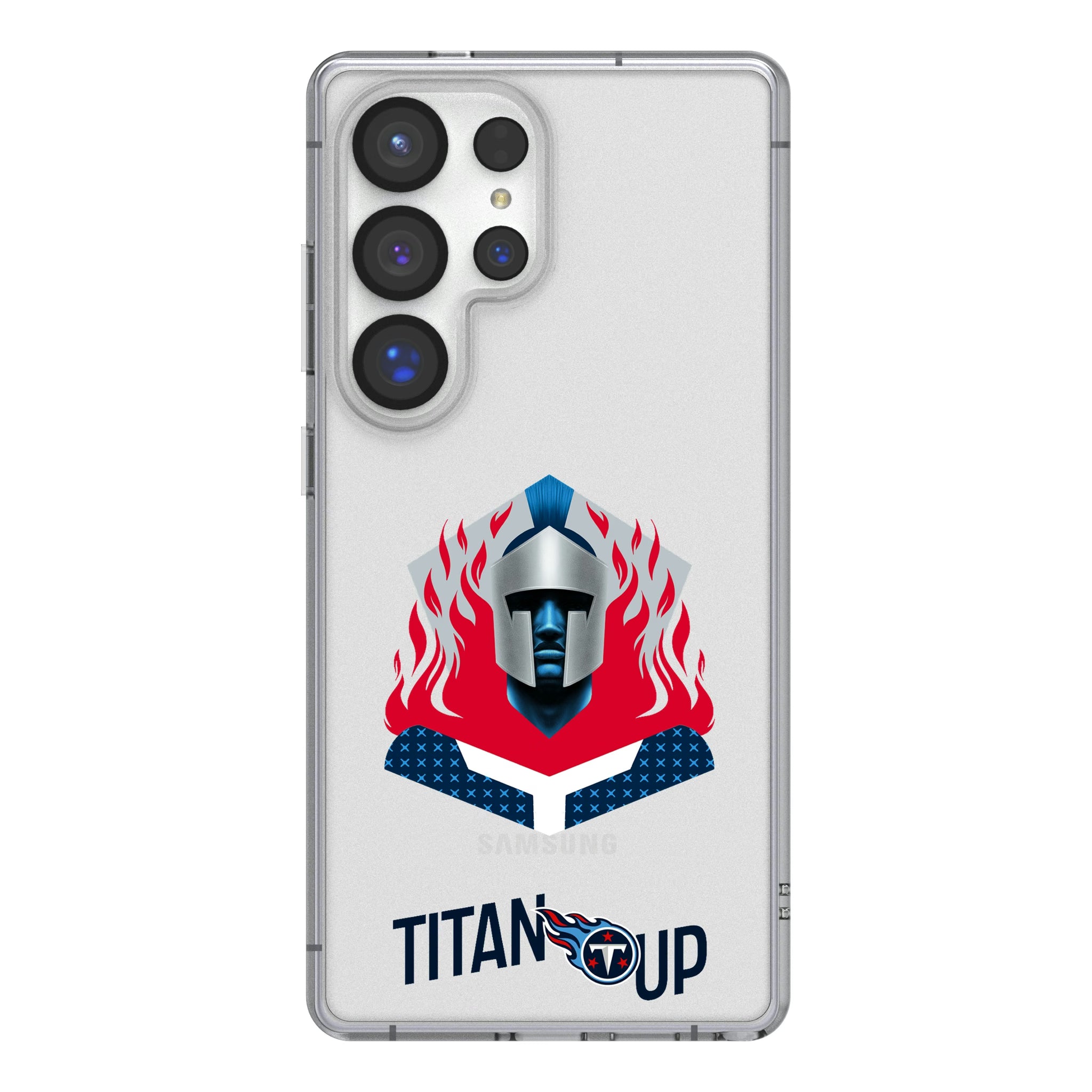 Tennessee Titans Deco Galaxy Clear Phone Case for Samsung Galaxy
