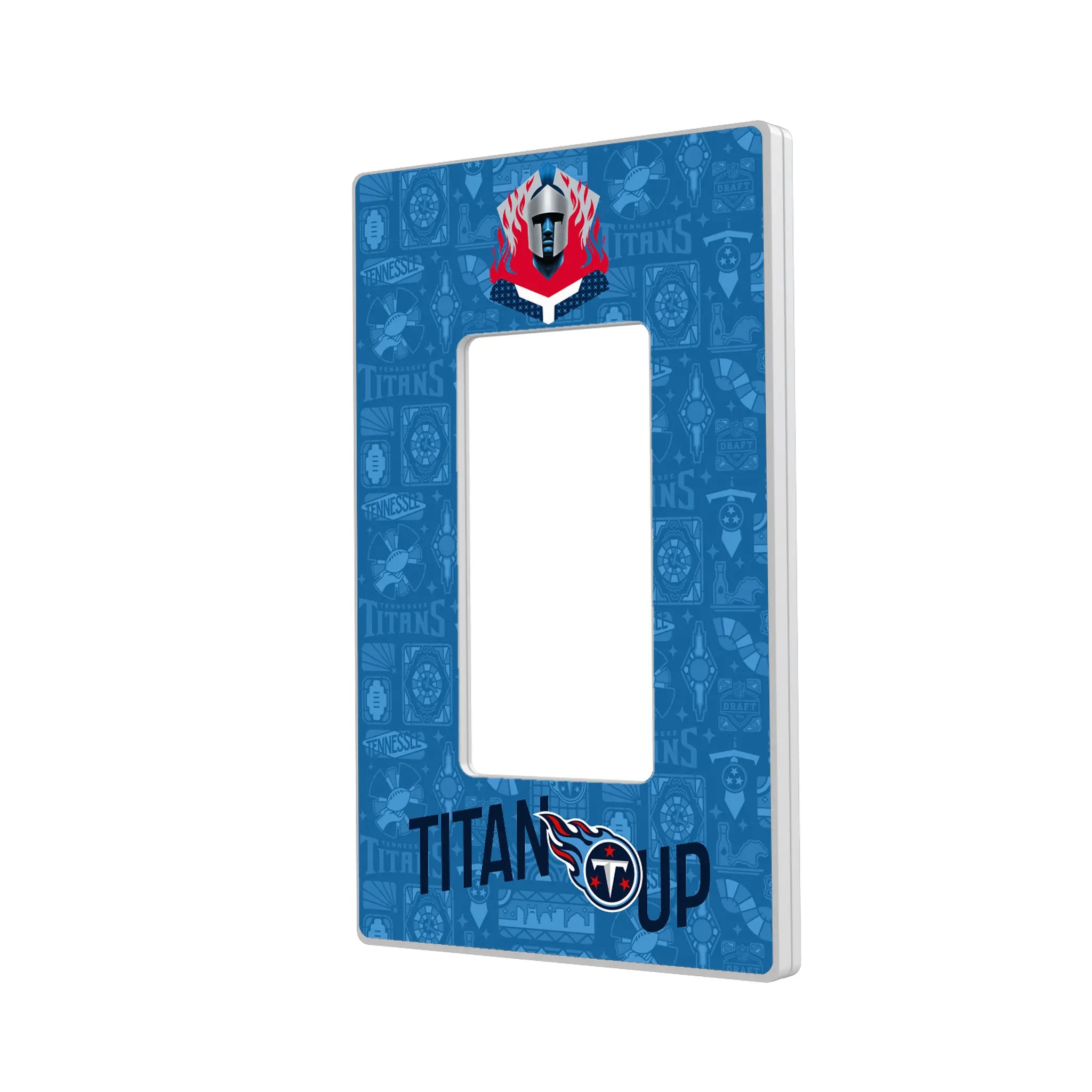 Tennessee Titans Deco Hidden-Screw Light Switch Plate#Style_Single Rocker