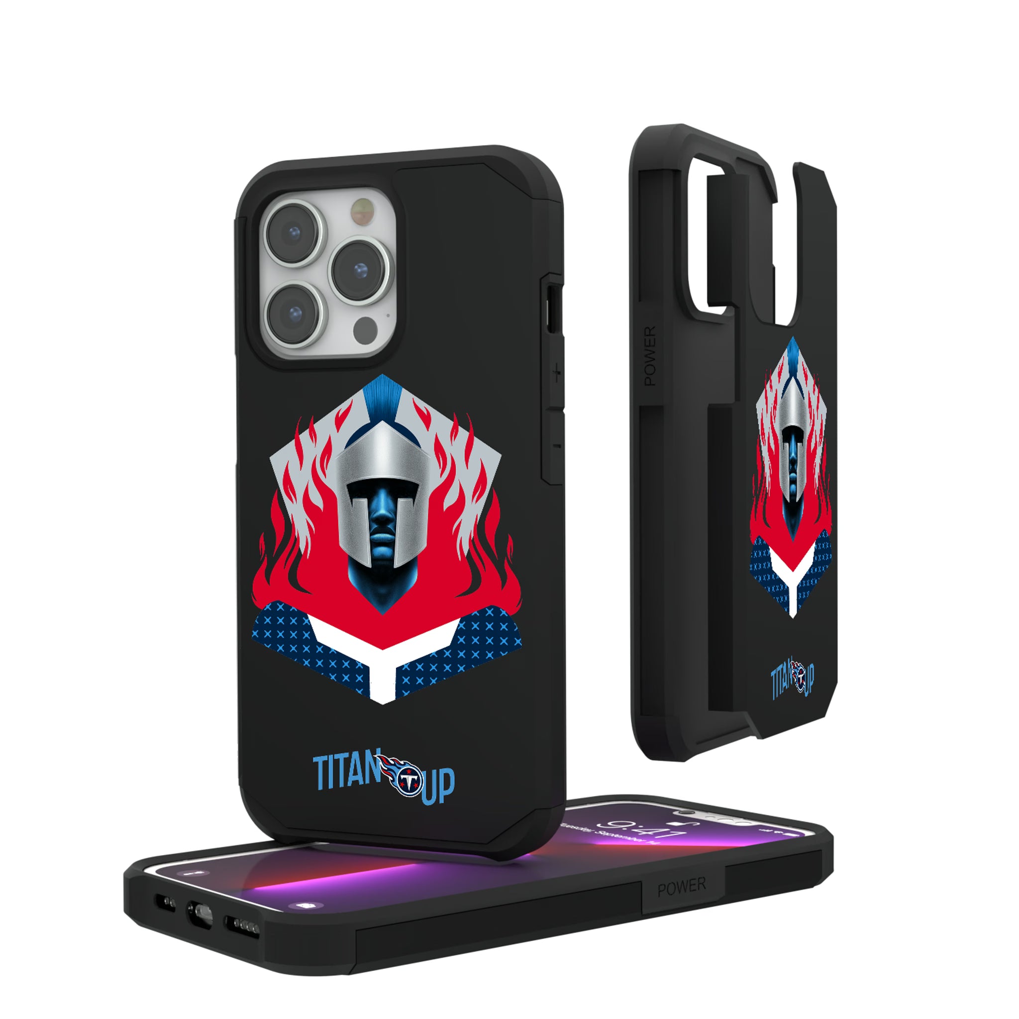 Tennessee Titans Deco iPhone Rugged Phone Case for Apple iPhone#Device_iPhone 13 Pro