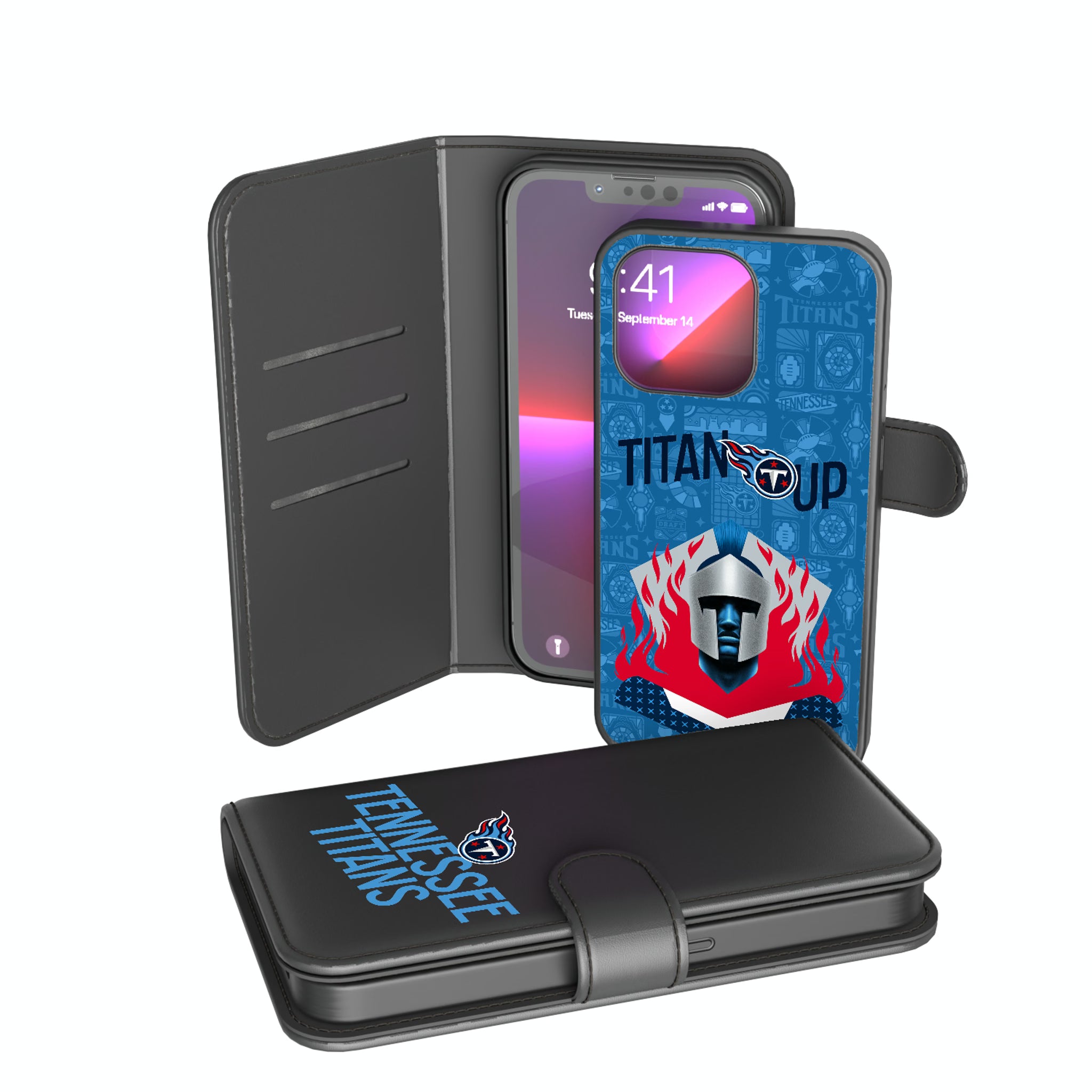 Tennessee Titans Deco iPhone Wallet Phone Case for Apple iPhone