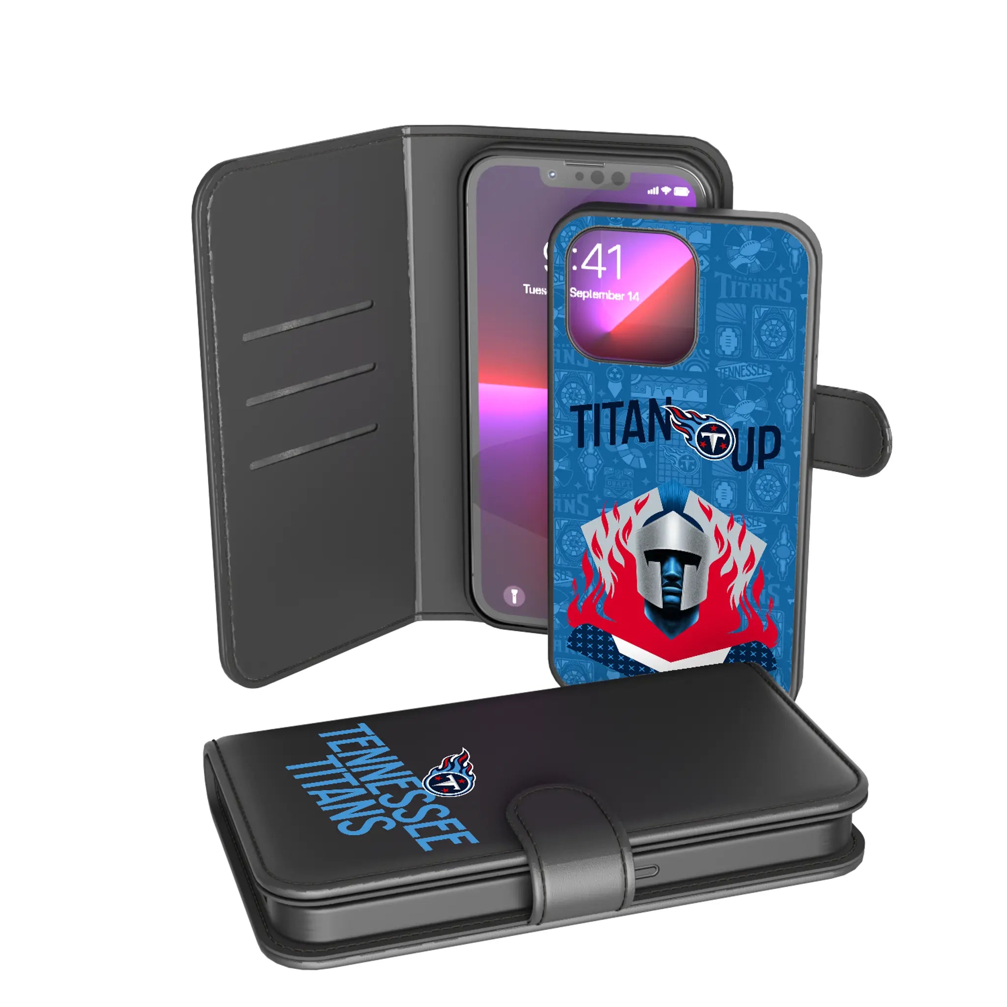 Tennessee Titans Deco iPhone Wallet Phone Case for Apple iPhone