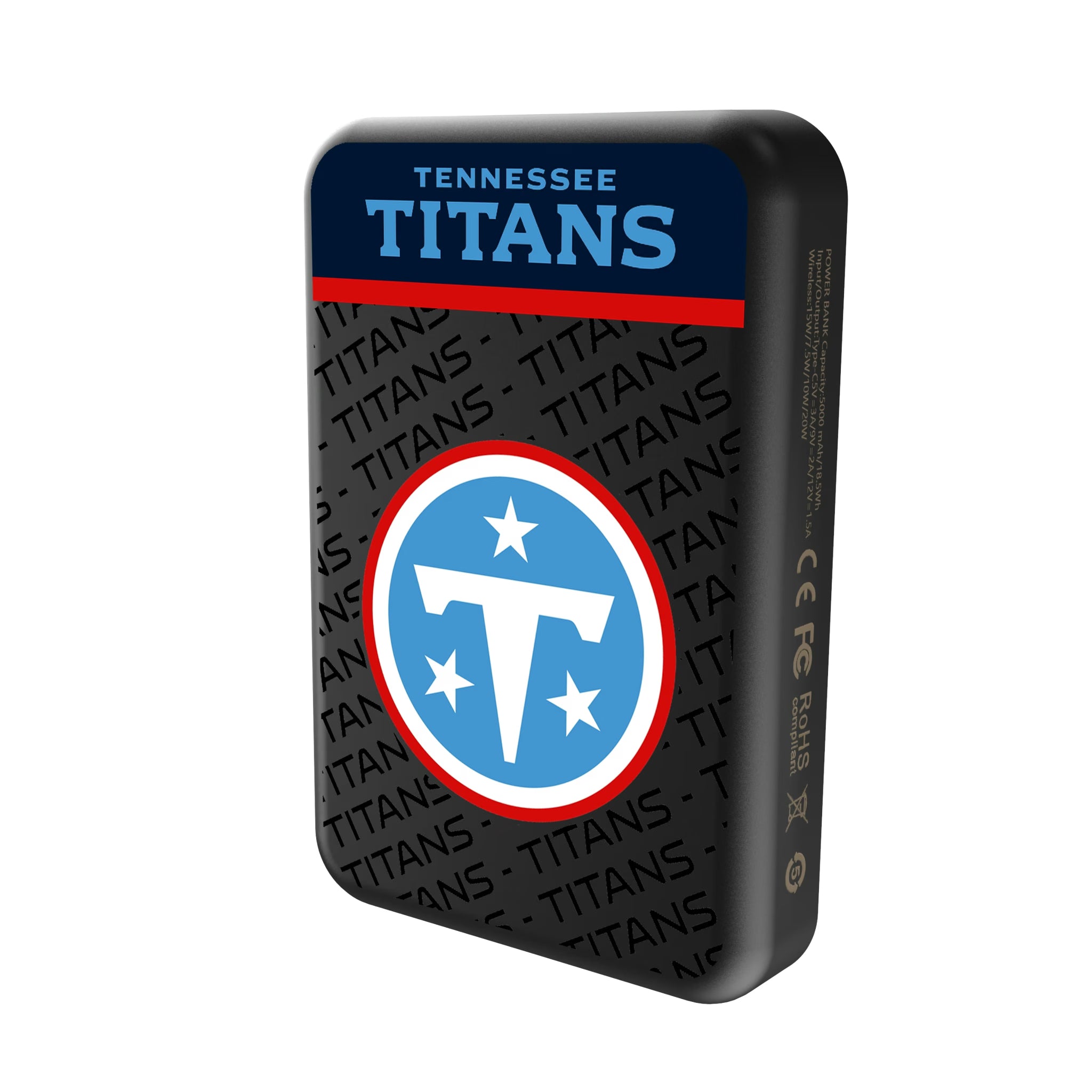 Tennessee Titans Endzone Plus Wireless Mag Power Bank