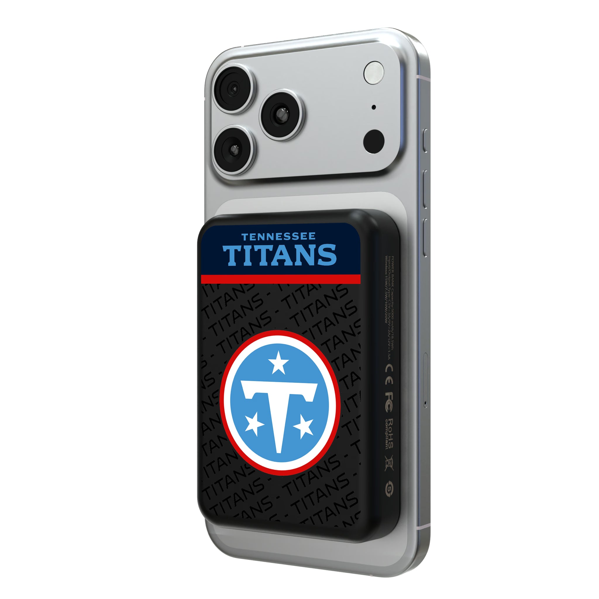 Tennessee Titans Endzone Plus Wireless Mag Power Bank