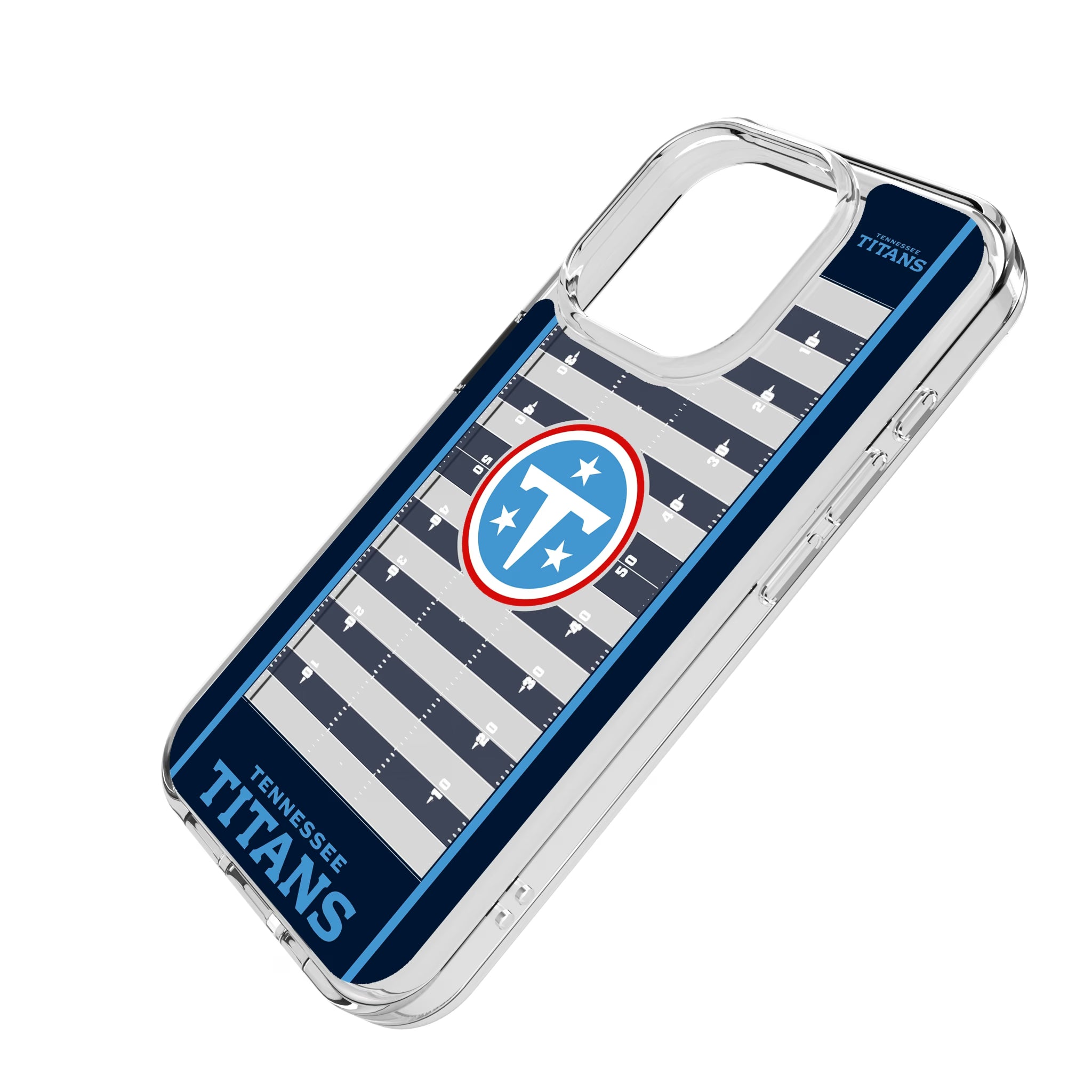 Tennessee Titans Field iPhone Clear Phone Case for Apple iPhone - Isometric View