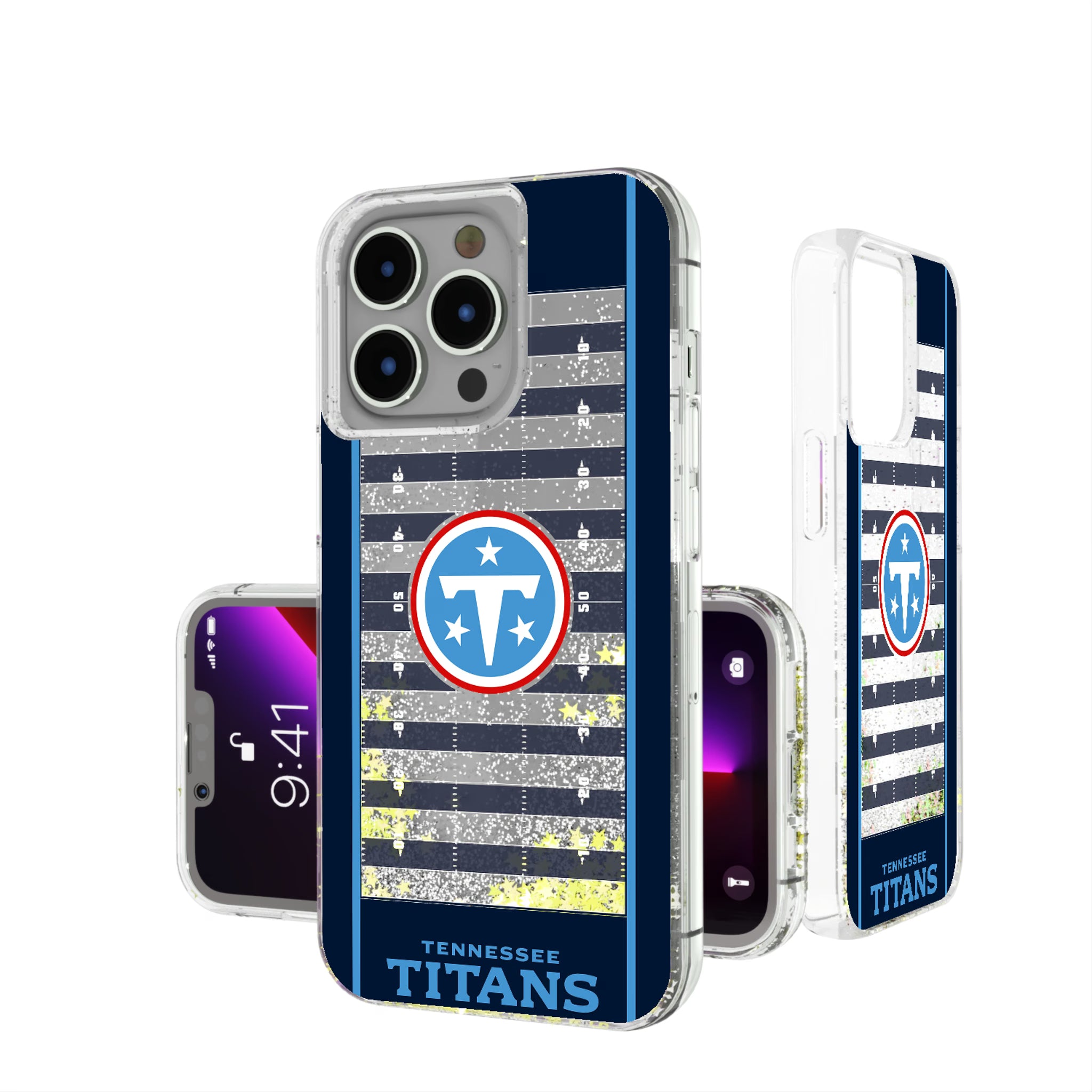 Tennessee Titans Field iPhone Glitter Phone Case for Apple iPhone