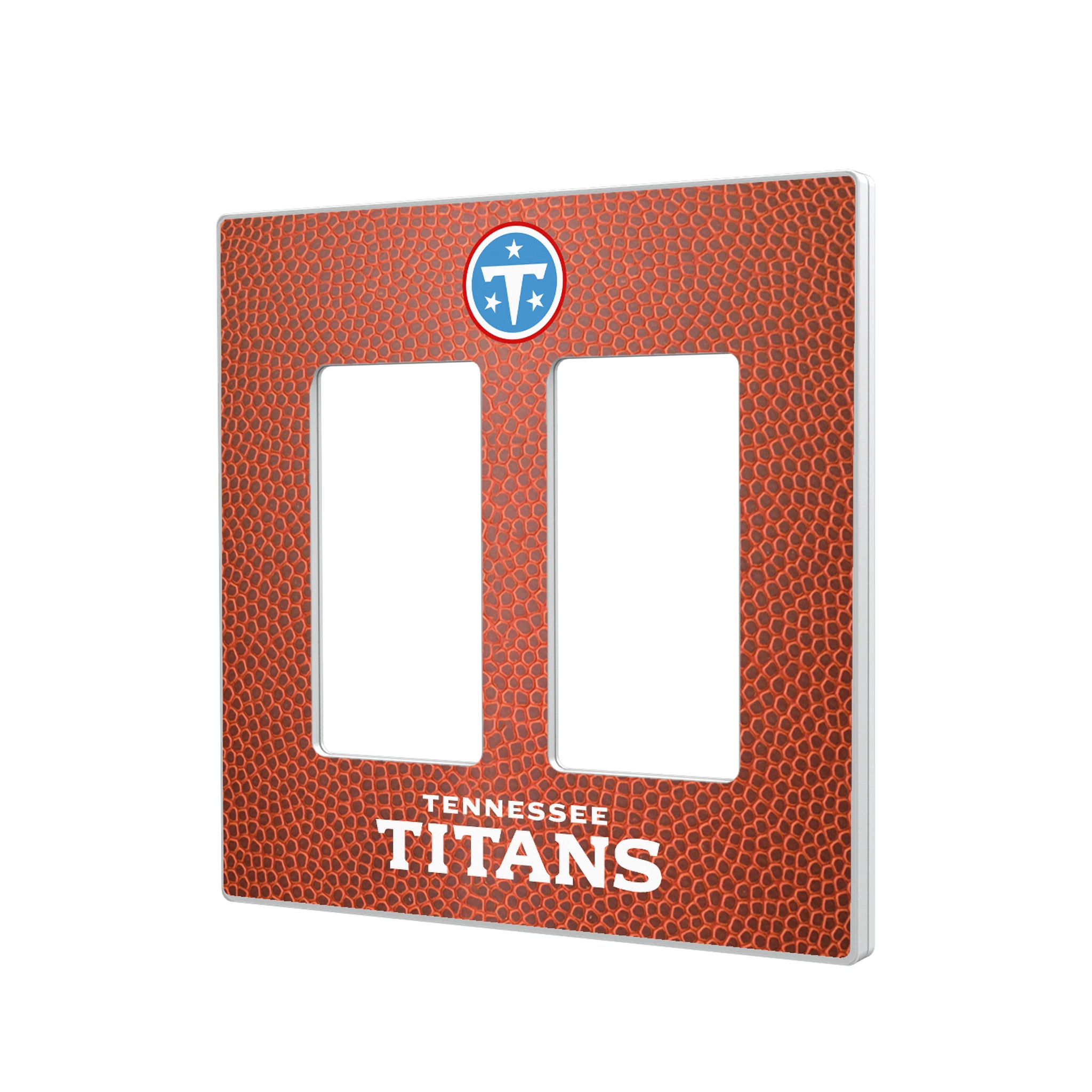 Tennessee Titans Football Hidden-Screw Light Switch Plate#Style_Double Rocker