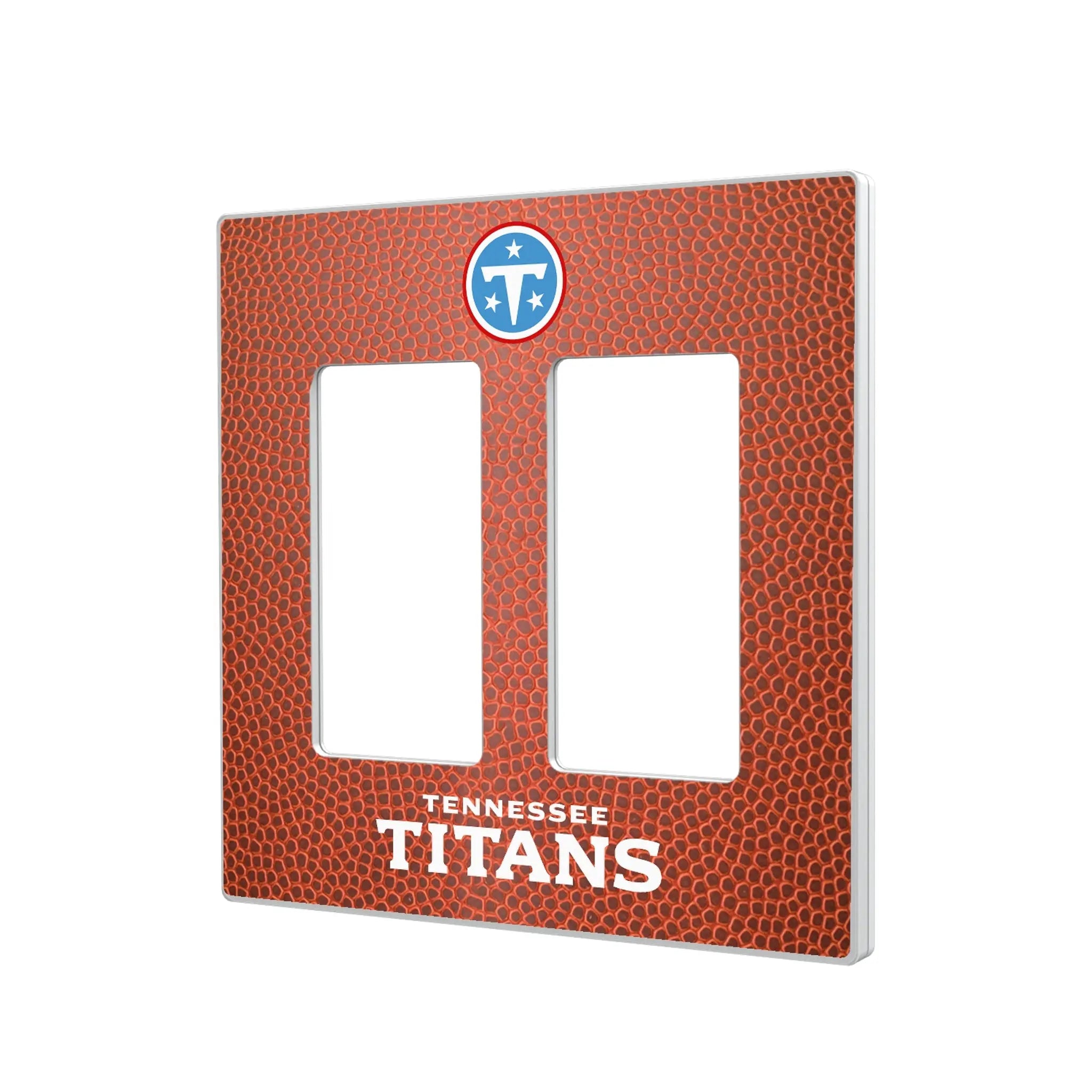 Tennessee Titans Football Hidden-Screw Light Switch Plate#Style_Double Rocker