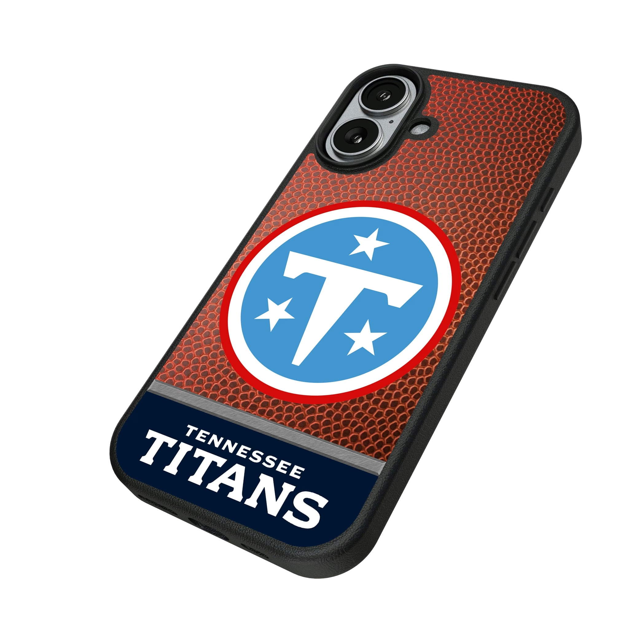 Tennessee Titans Football Wordmark iPhone MagSafe Compatible Phone Case for Apple iPhone - Isometric View#Device_iPhone 17
