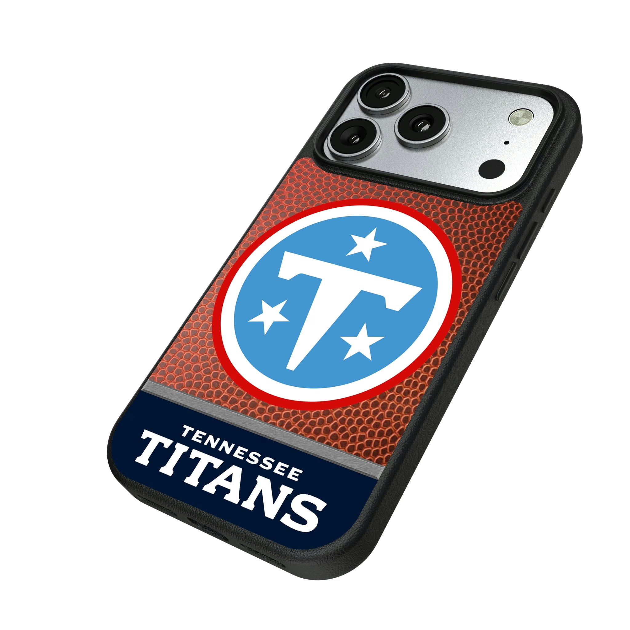 Tennessee Titans Football Wordmark iPhone MagSafe Compatible Phone Case for Apple iPhone - Isometric View#Device_iPhone 17 Pro