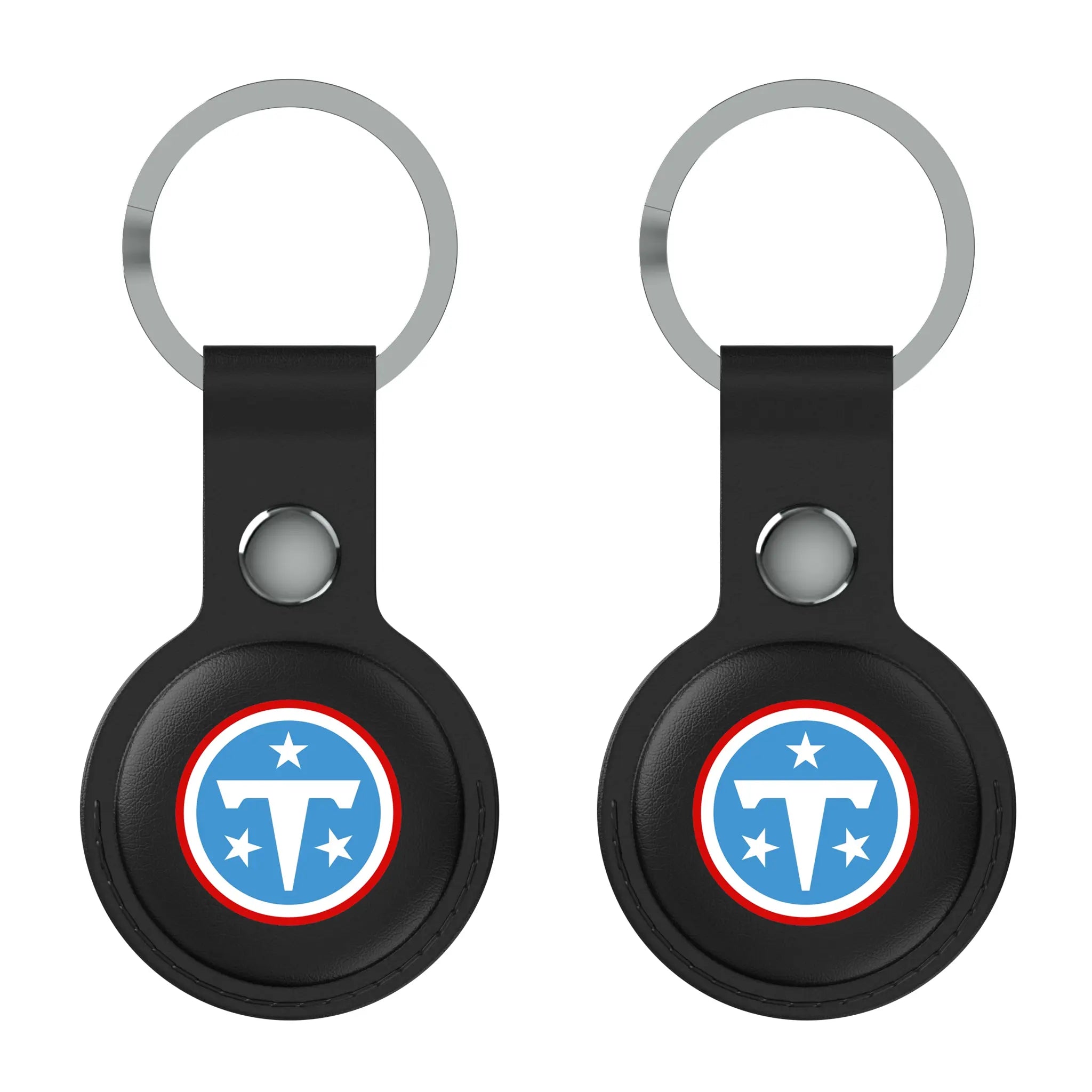 Tennessee Titans Insignia AirTag Black Airtag Holder 2-Pack