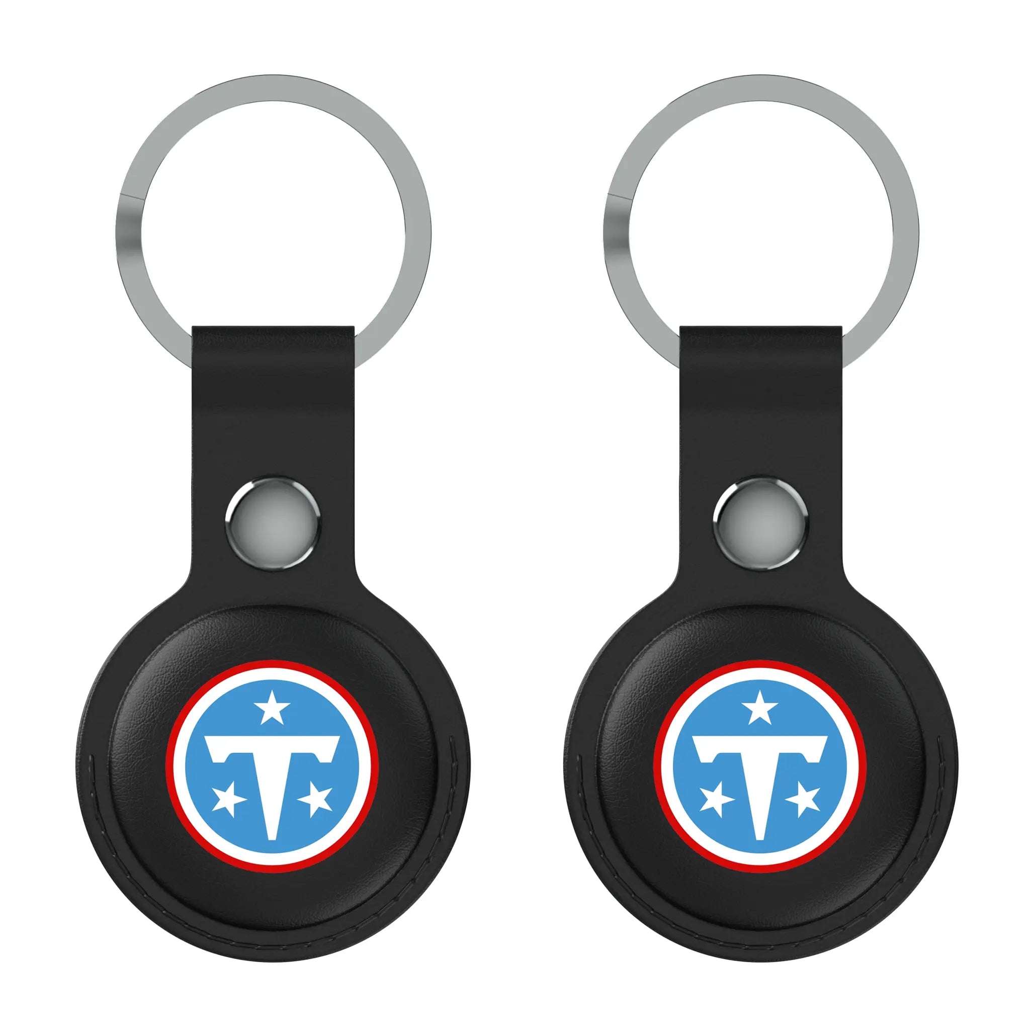 Tennessee Titans Insignia AirTag Black Airtag Holder 2-Pack