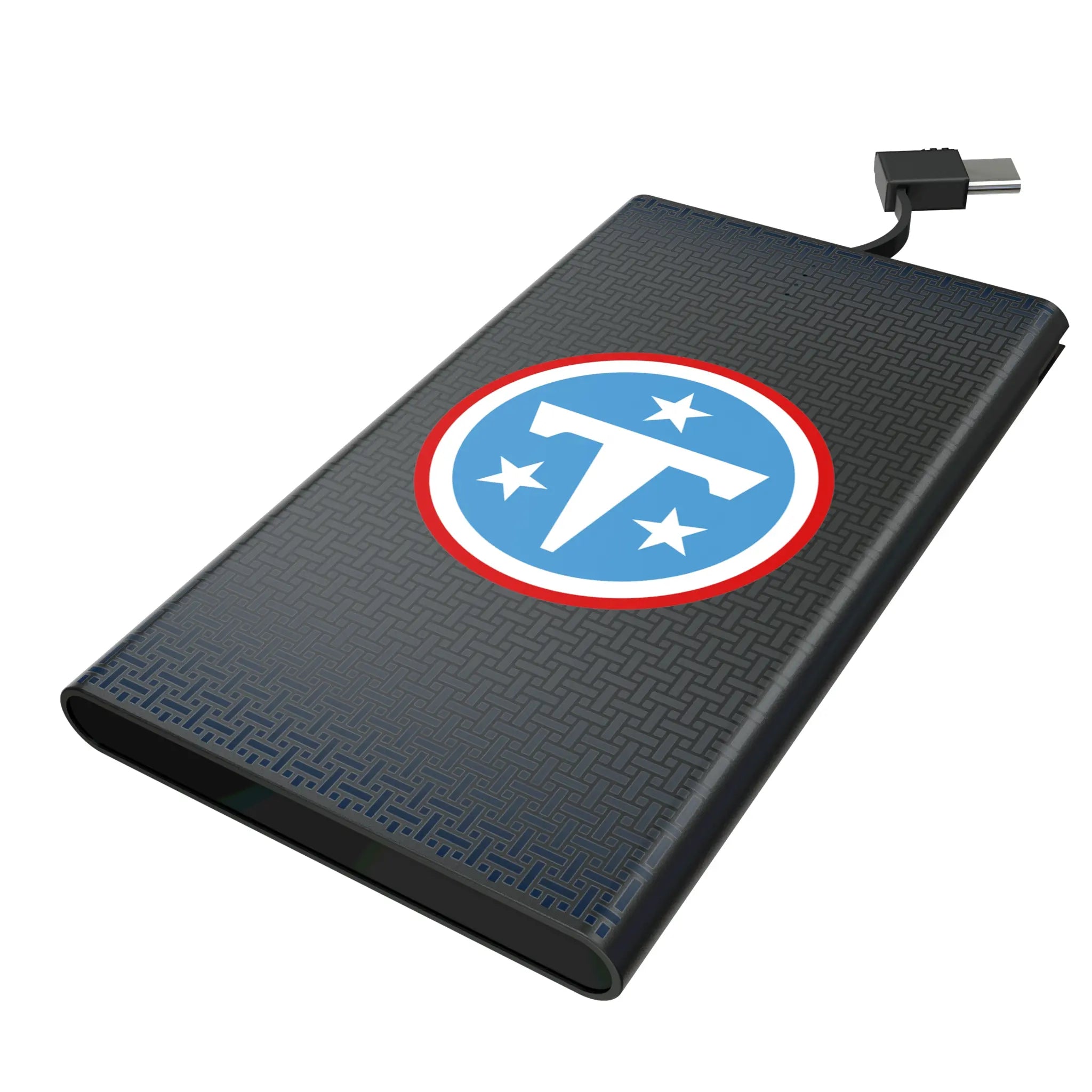 Tennessee Titans Linen 5000mAh Flat Power Bank