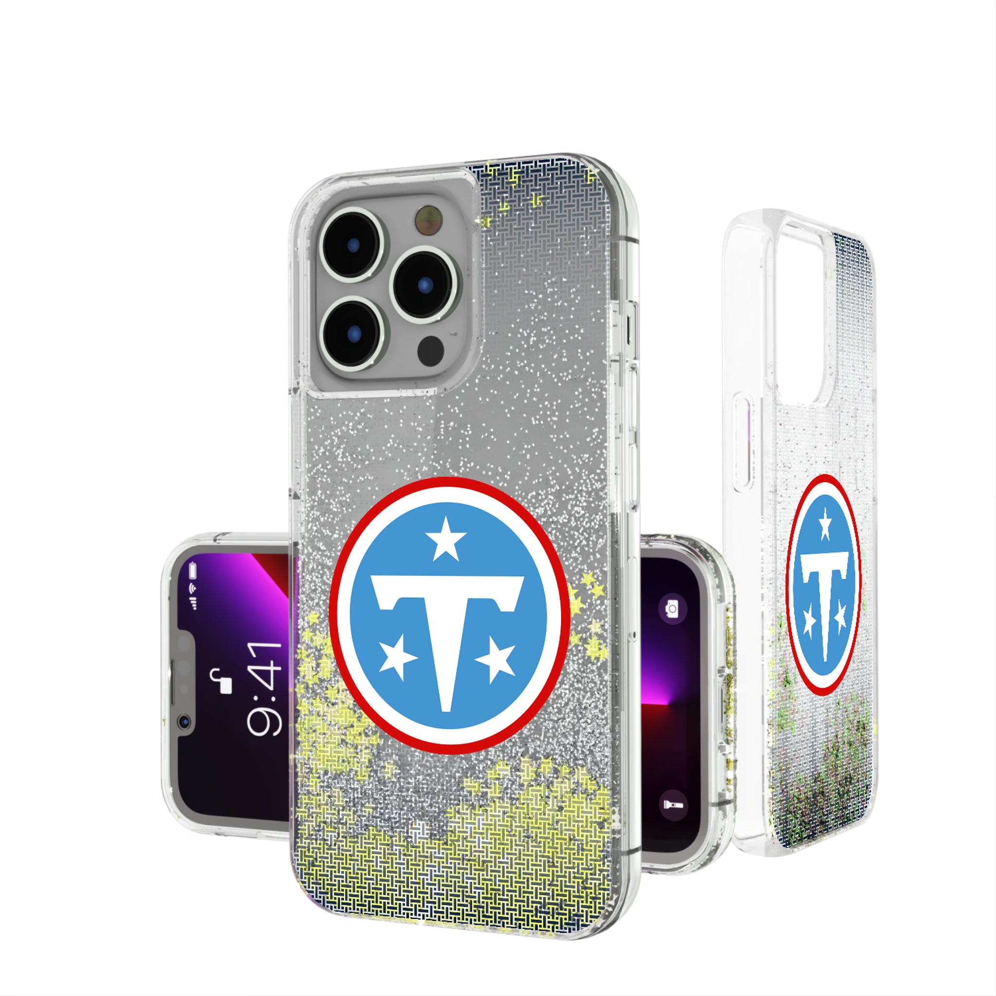 Tennessee Titans Linen iPhone Glitter Phone Case for Apple iPhone