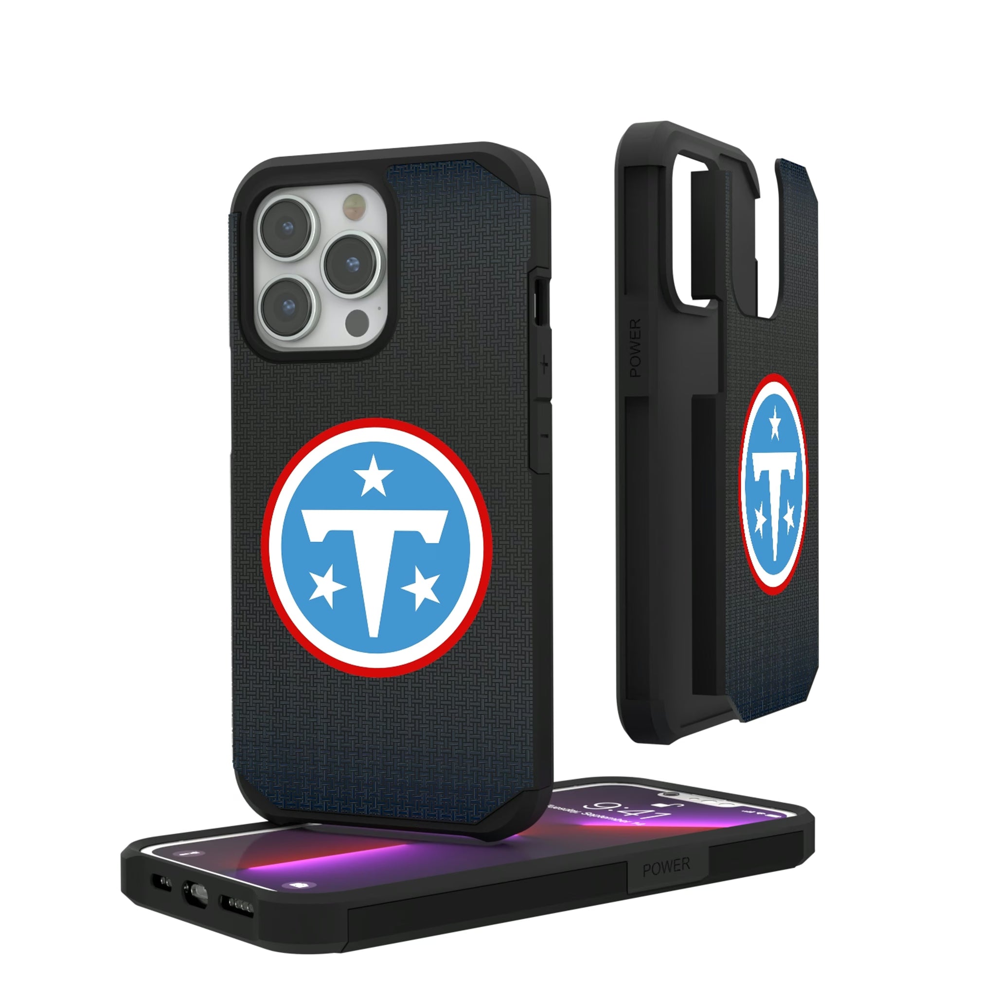 Tennessee Titans Linen iPhone Rugged Phone Case for Apple iPhone