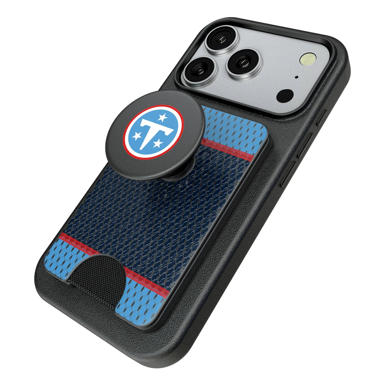 Tennessee Titans Mesh Popsockets Wallet Magnetic - Isometric View