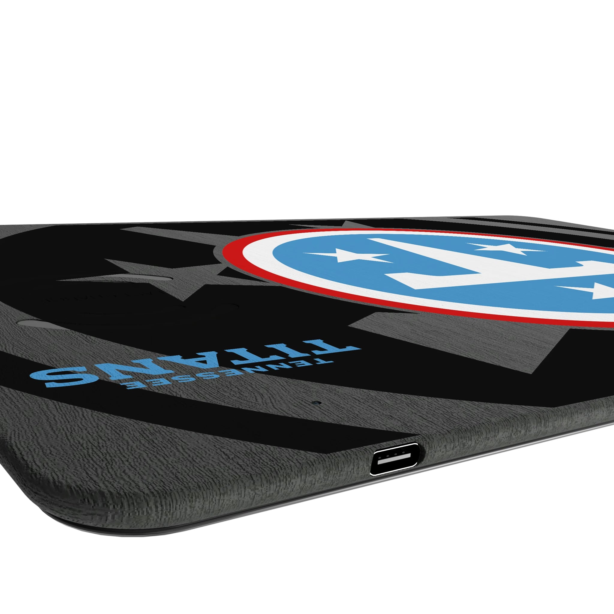 Tennessee Titans Monocolor Tilt 15-Watt Wireless Charger and Mouse Pad