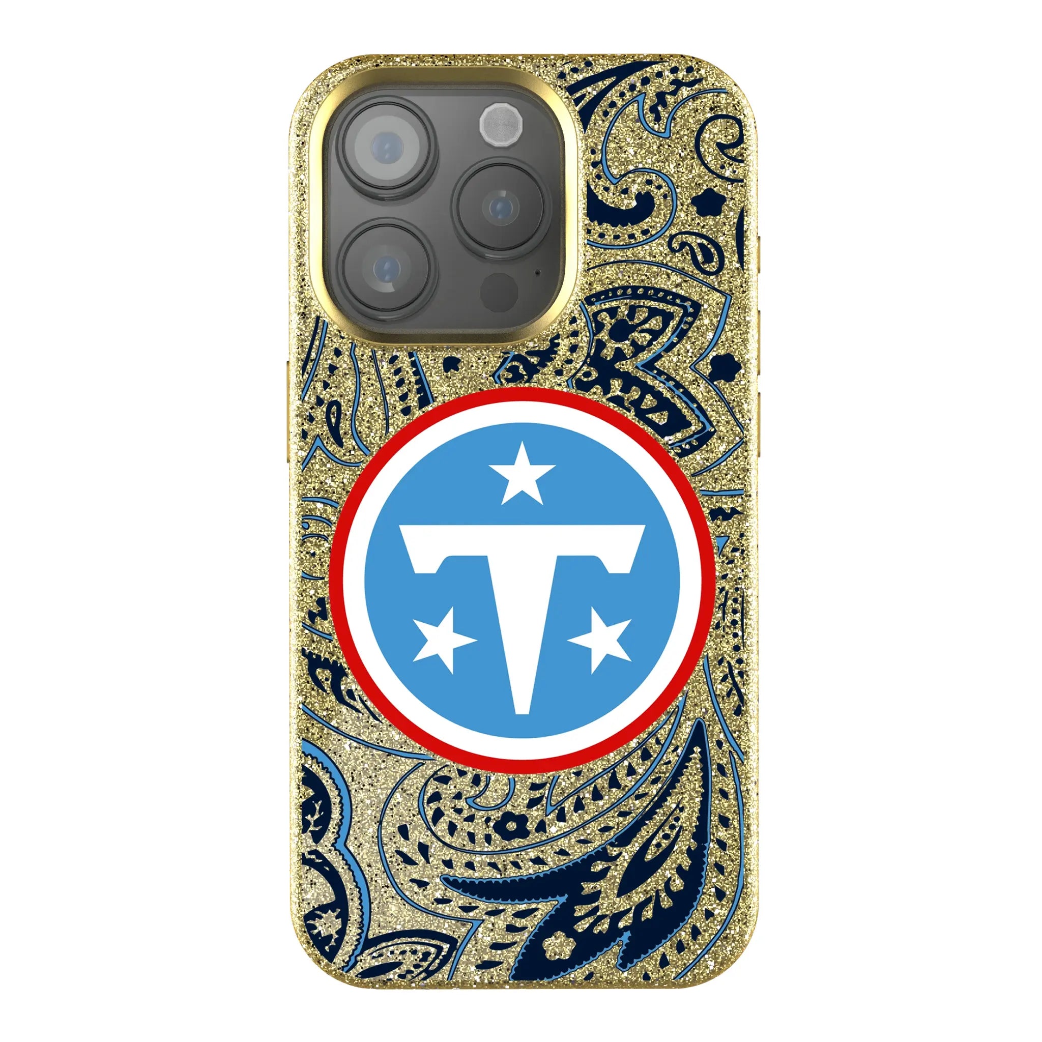Tennessee Titans Paisley iPhone Bling Phone Case for Apple iPhone