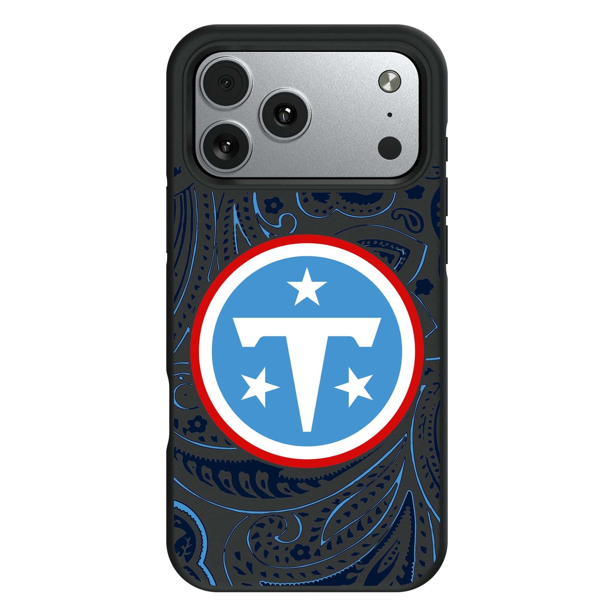 Tennessee Titans Paisley iPhone Bump Phone Case for Apple iPhone#Device_iPhone 17 Pro Max