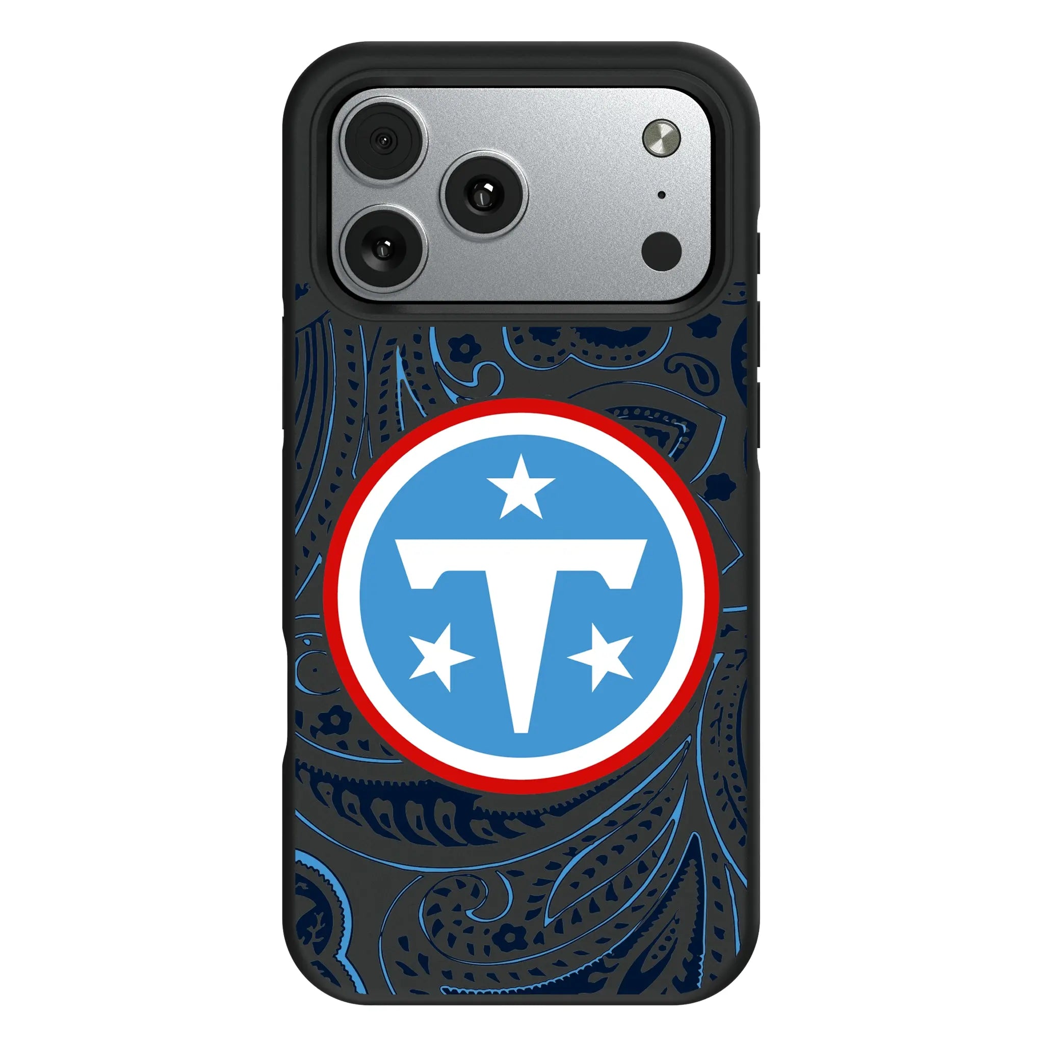 Tennessee Titans Paisley iPhone Bump Phone Case for Apple iPhone#Device_iPhone 17 Pro Max