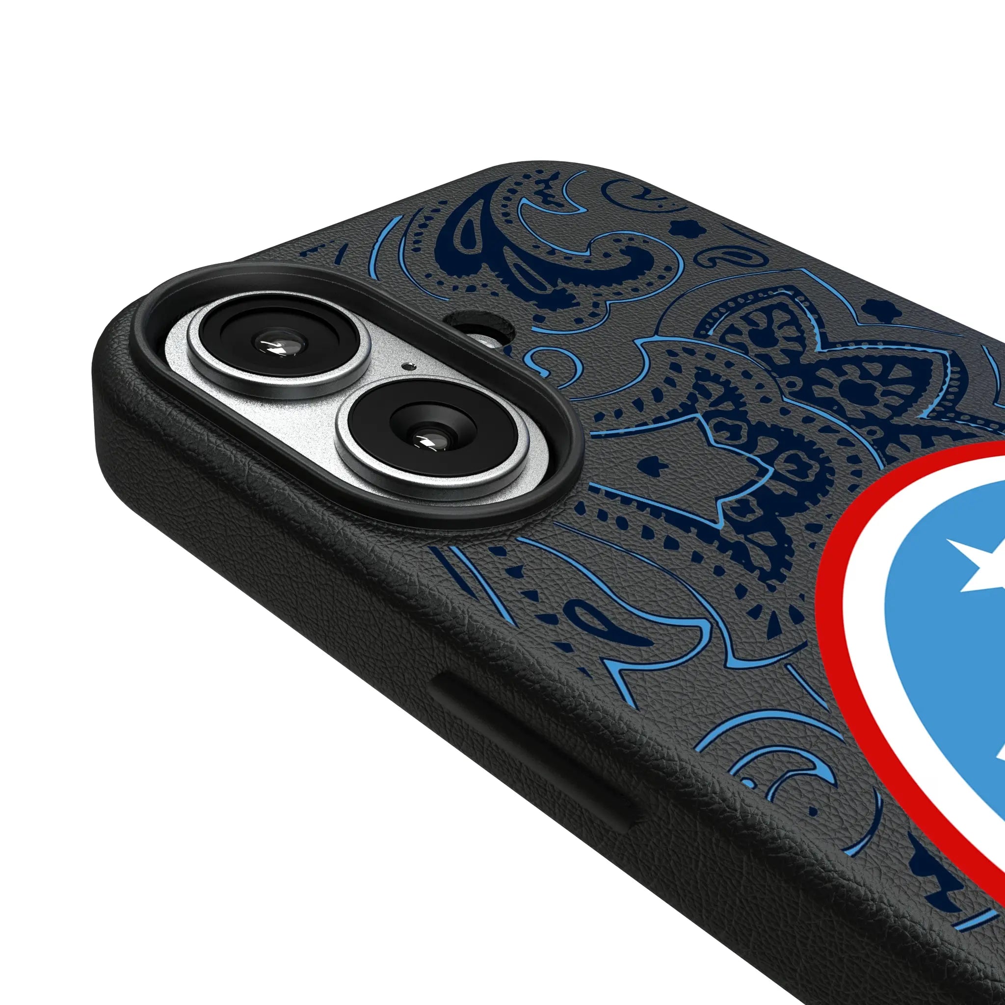 Tennessee Titans Paisley iPhone MagSafe Compatible Phone Case for Apple iPhone - Detail#Device_iPhone 17