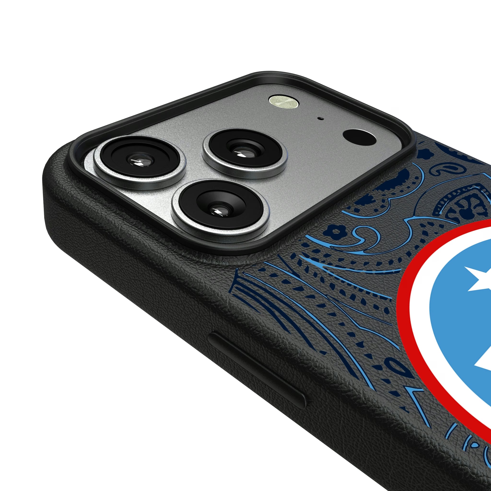 Tennessee Titans Paisley iPhone MagSafe Compatible Phone Case for Apple iPhone - Detail#Device_iPhone 17 Pro