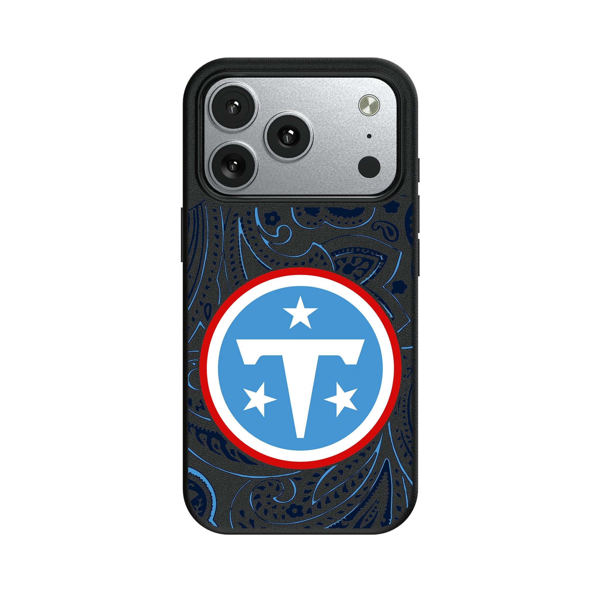 Tennessee Titans Paisley iPhone MagSafe Compatible Phone Case for Apple iPhone#Device_iPhone 17 Pro