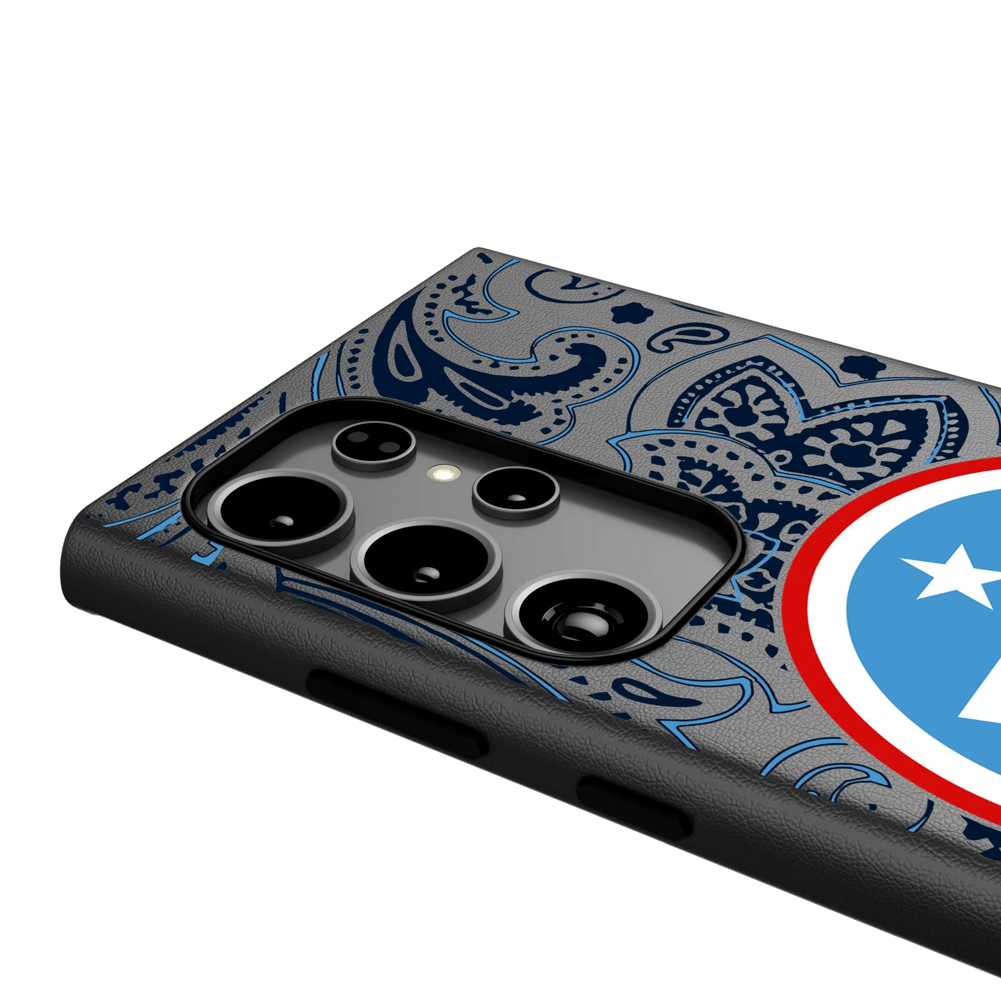 Tennessee Titans Paisley Galaxy MagSafe Compatible Phone Case for Samsung Galaxy - Detail
