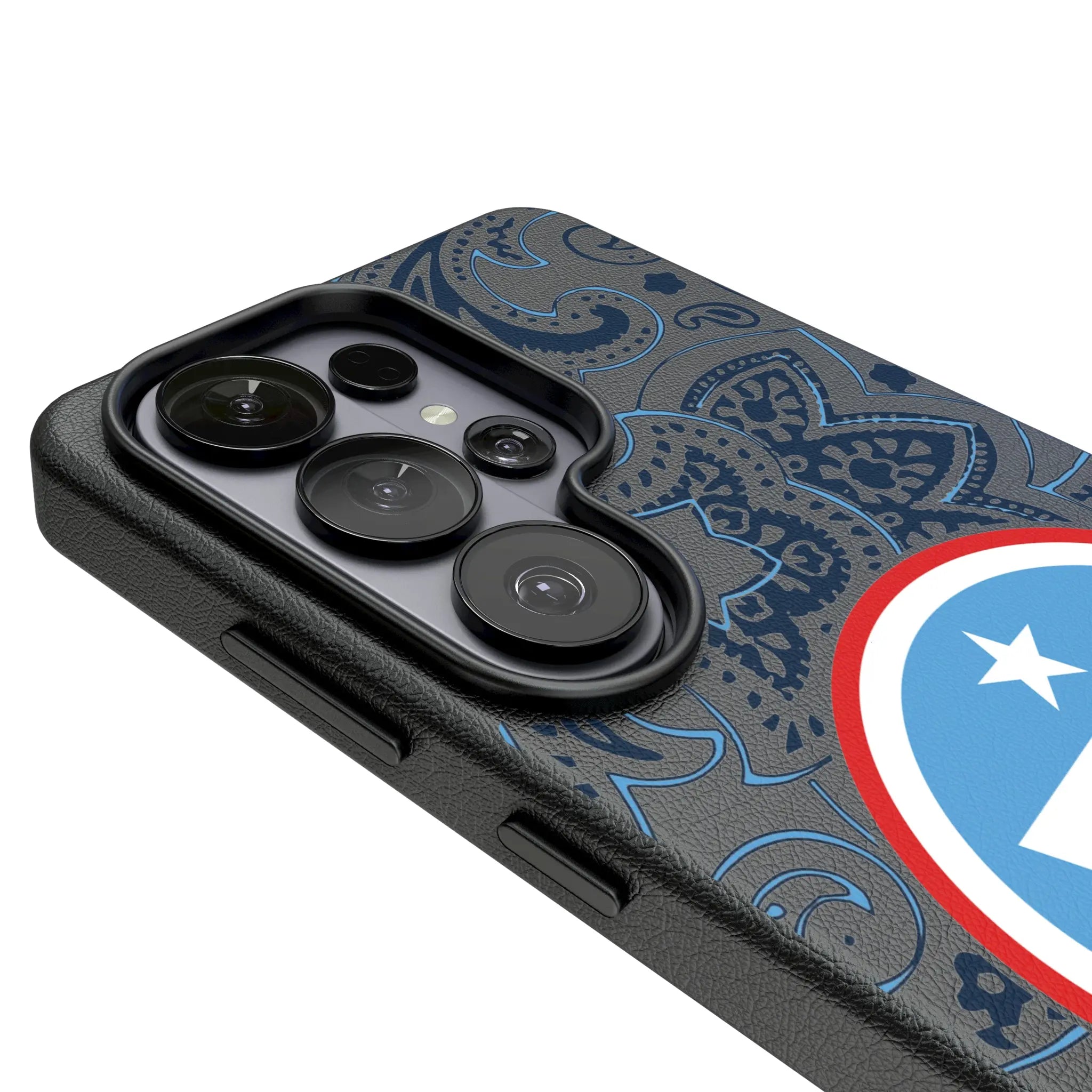 Tennessee Titans Paisley Galaxy MagSafe Compatible Phone Case for Samsung Galaxy - Detail#Device_Galaxy S26 Ultra