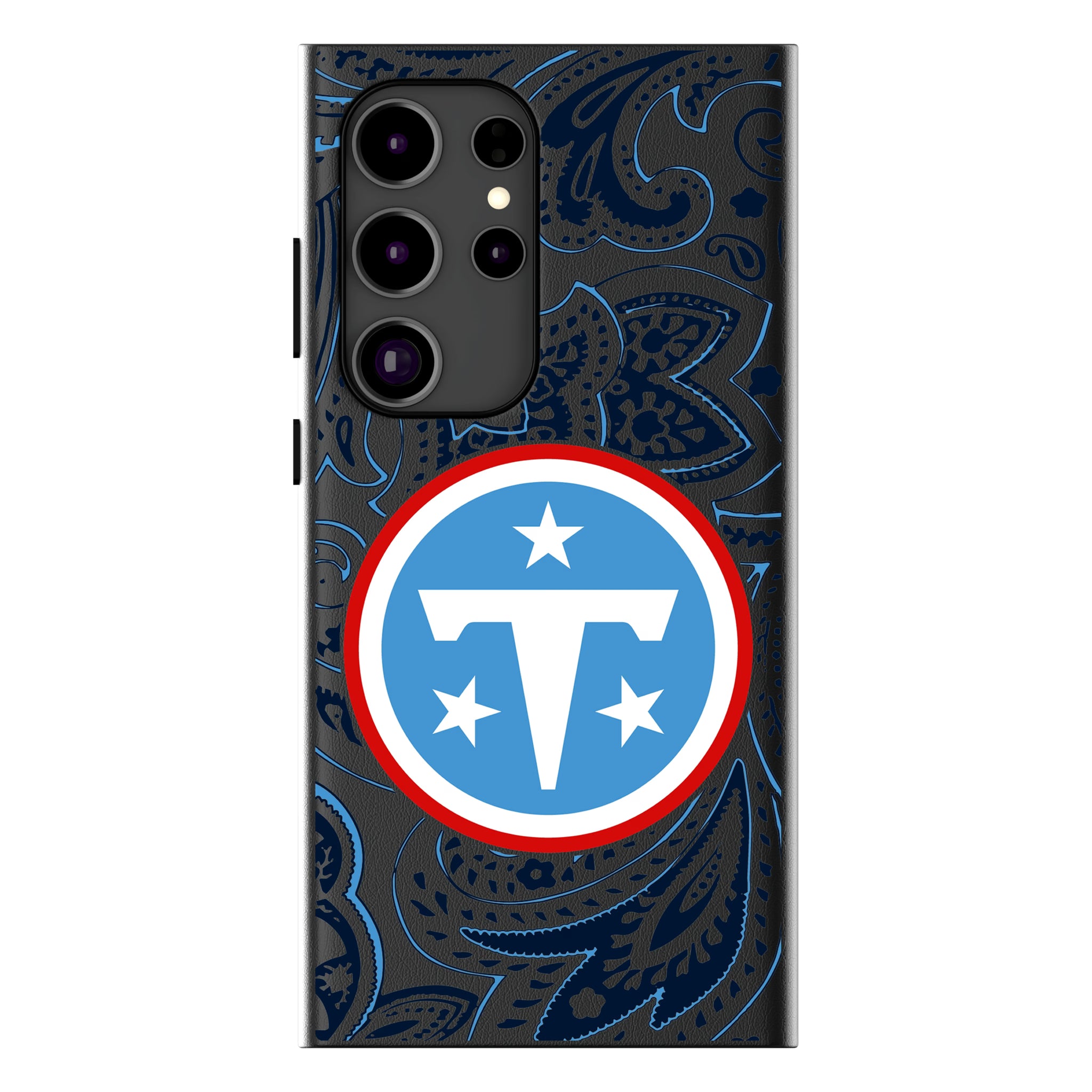 Tennessee Titans Paisley Galaxy MagSafe Compatible Phone Case for Samsung Galaxy