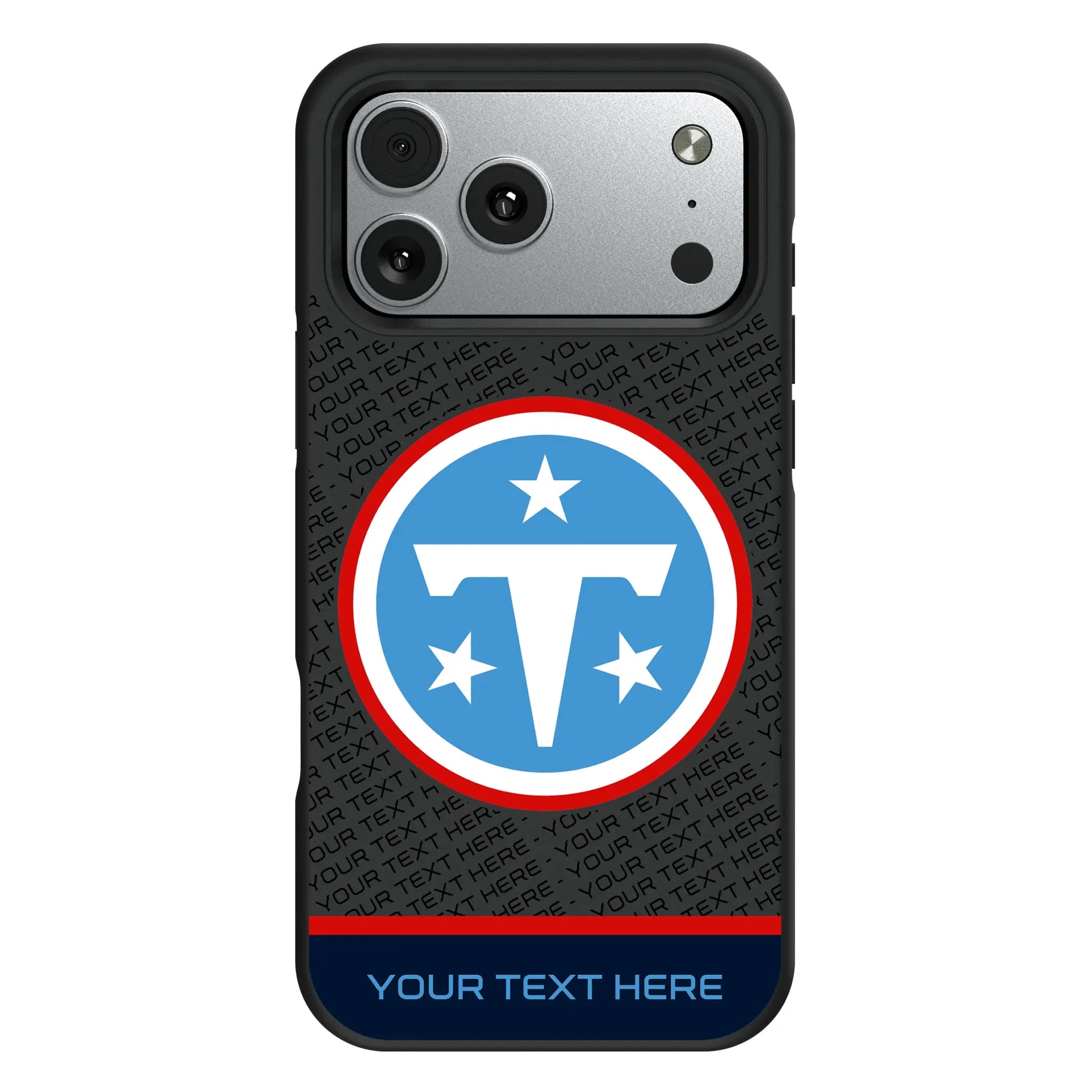 Tennessee Titans Personalized EndZone Plus iPhone Bump Phone Case for Apple iPhone#Device_iPhone 17 Pro Max