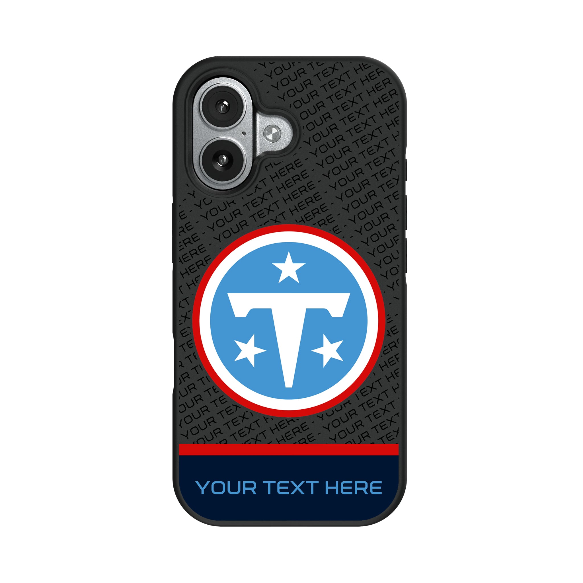 Tennessee Titans Personalized EndZone Plus iPhone Bump Phone Case for Apple iPhone#Device_iPhone 17