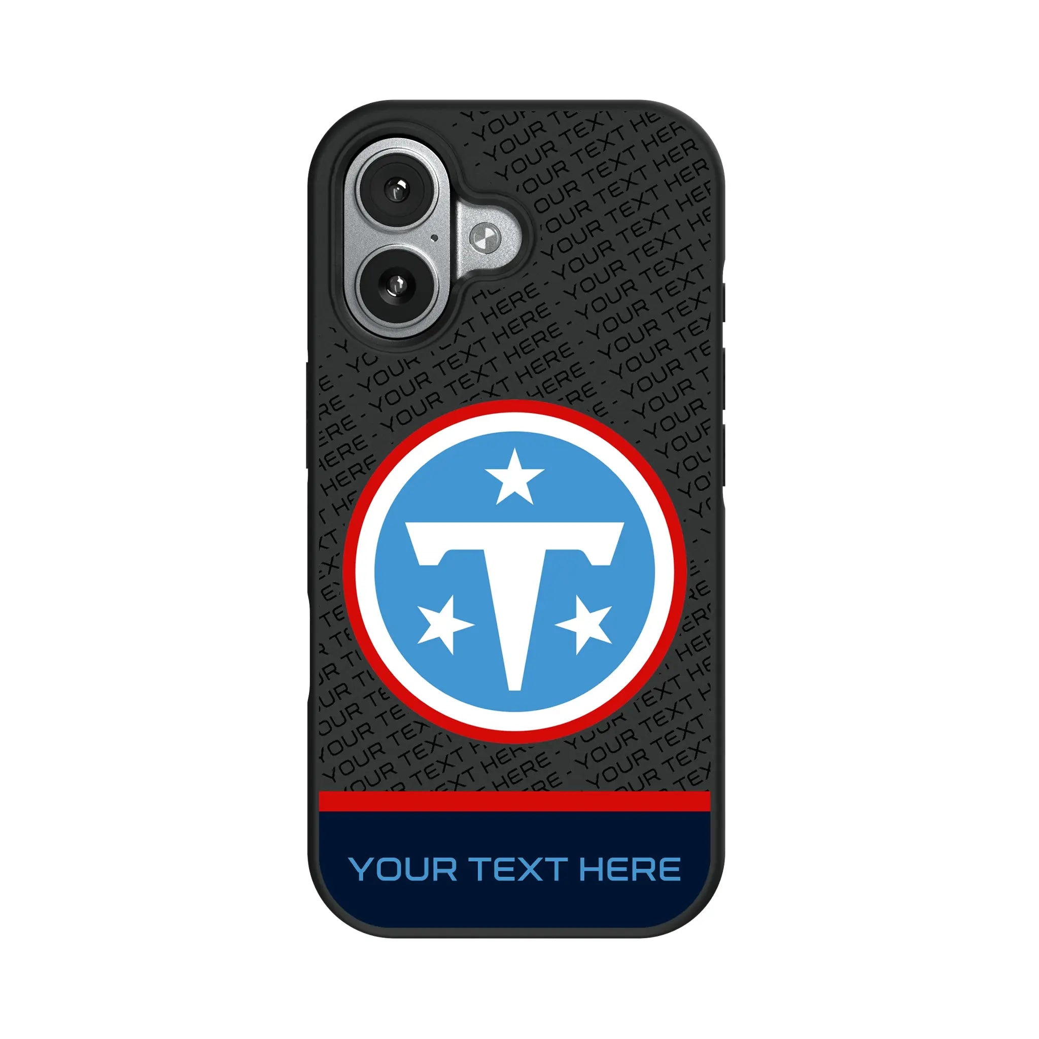 Tennessee Titans Personalized EndZone Plus iPhone Bump Phone Case for Apple iPhone#Device_iPhone 17