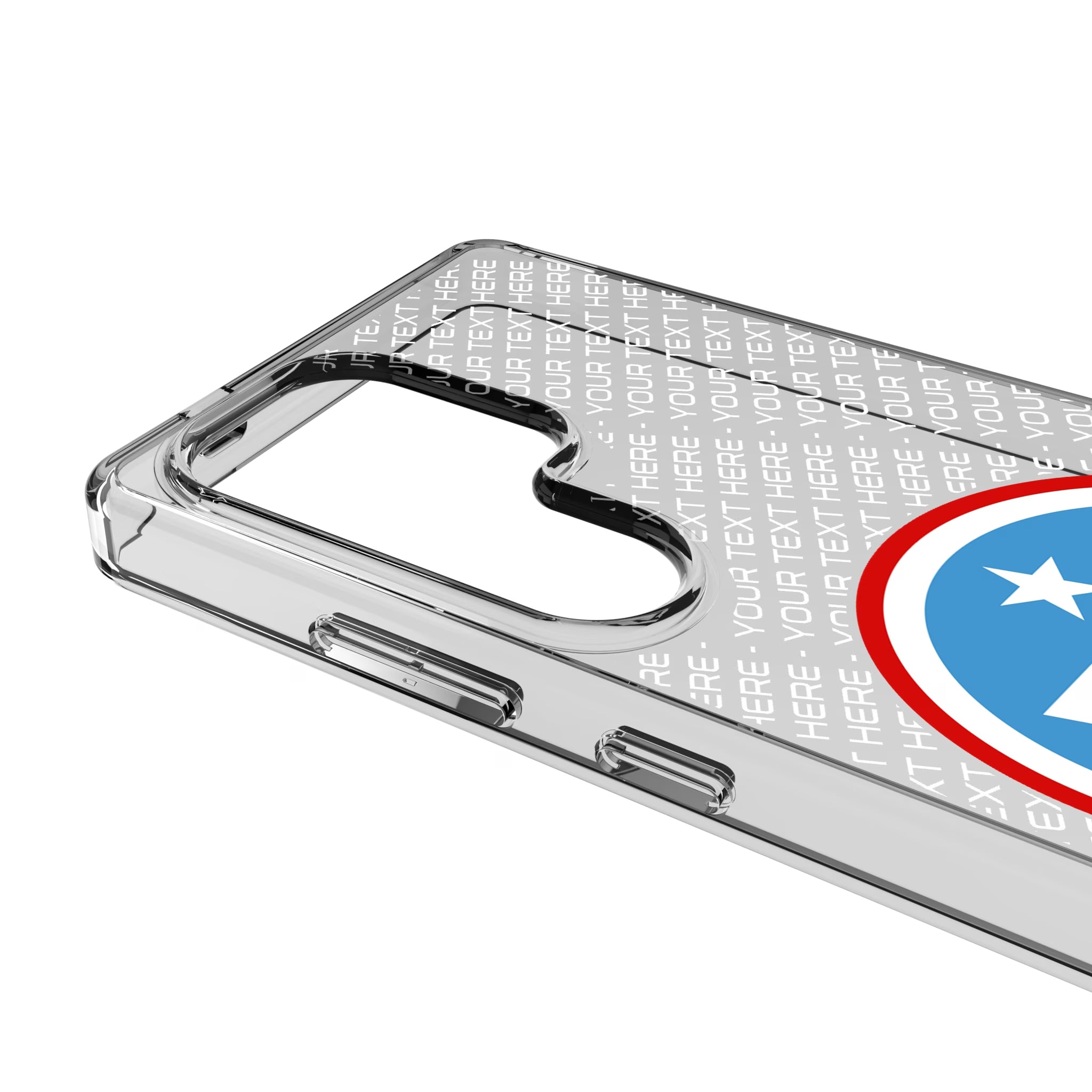 Tennessee Titans Personalized EndZone Plus Galaxy Clear Phone Case for Samsung Galaxy - Detail
