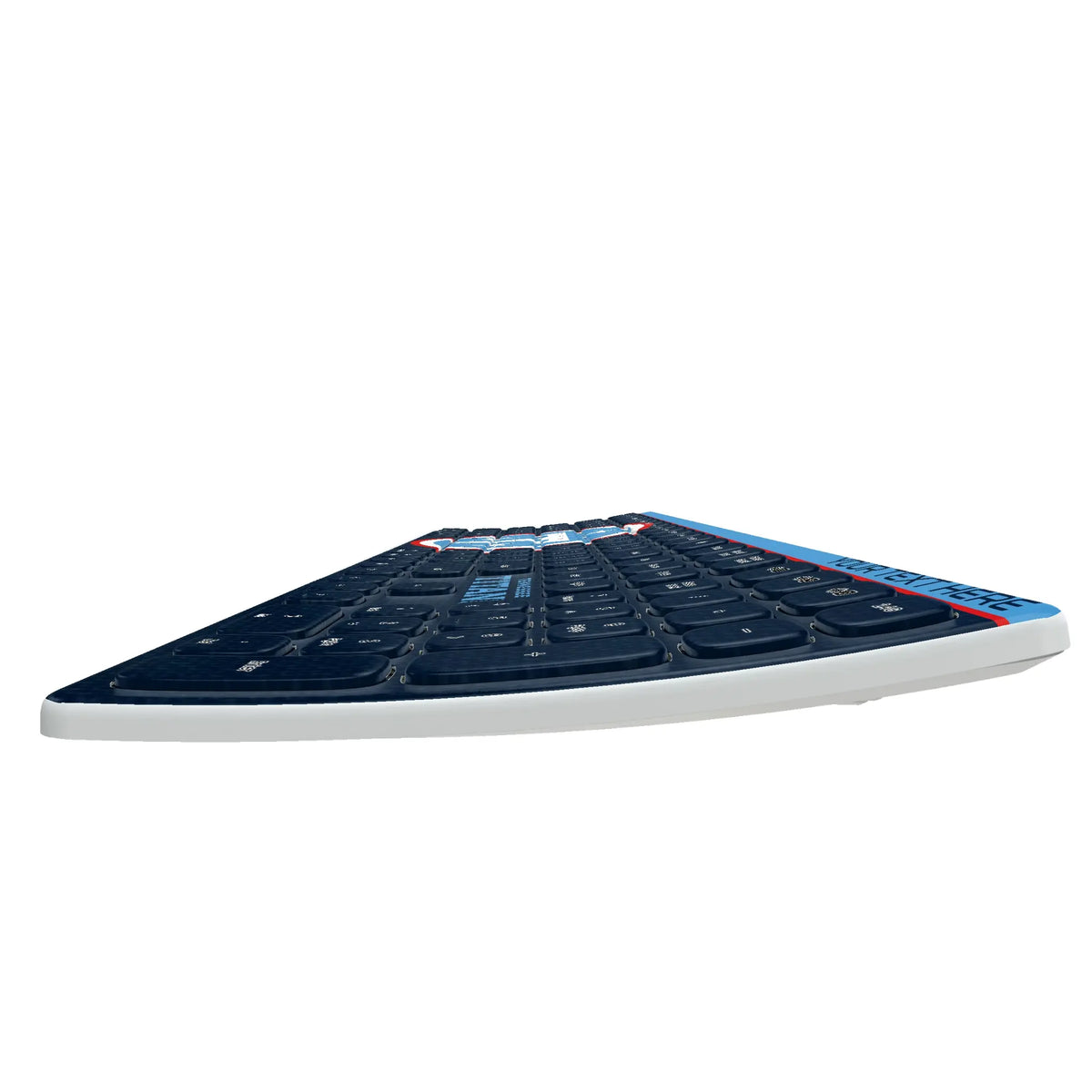 Tennessee Titans Personalized Endzone Solid KKB605 Curved Wireless Keyboard