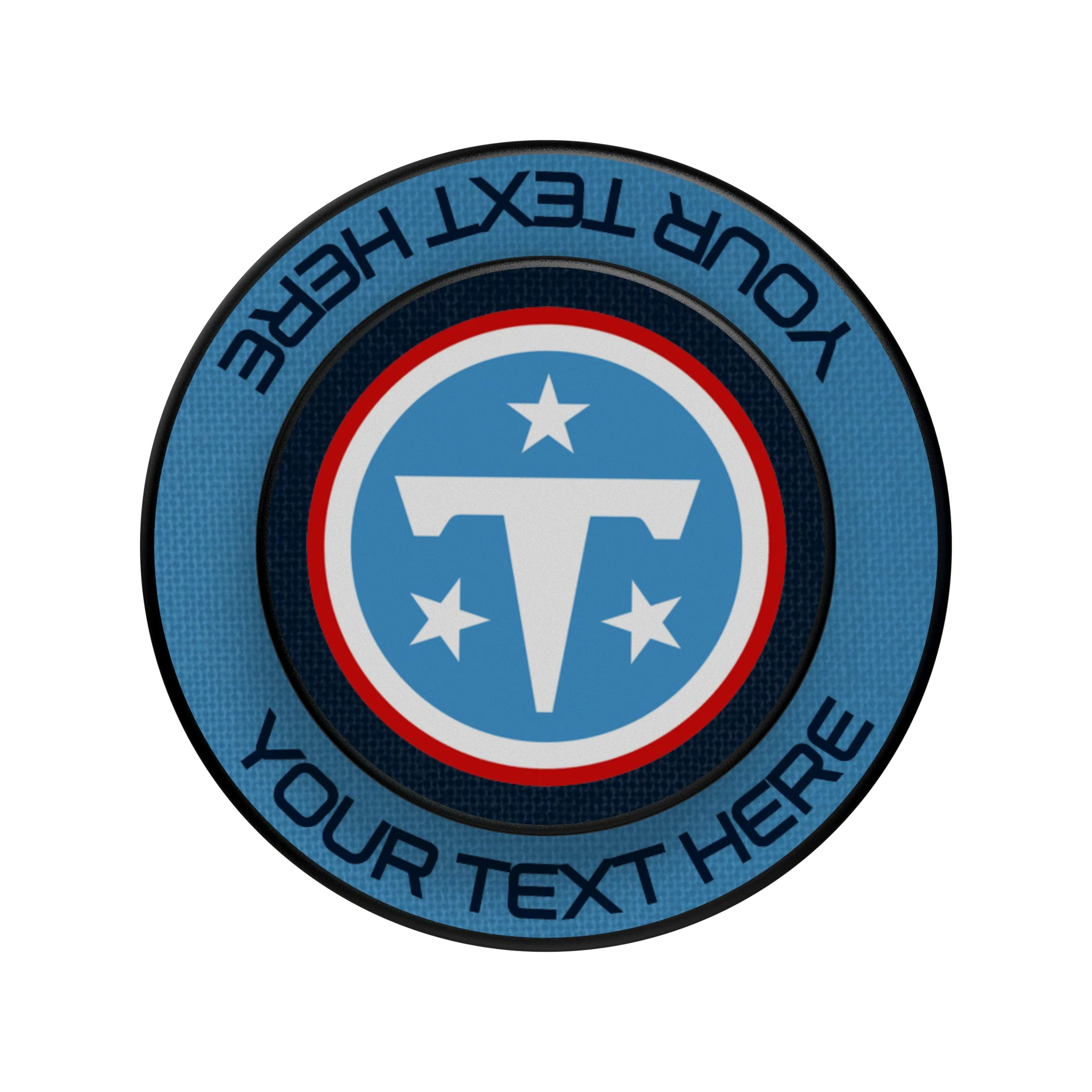 Tennessee Titans Personalized Endzone Solid Popsockets Round Magnetic
