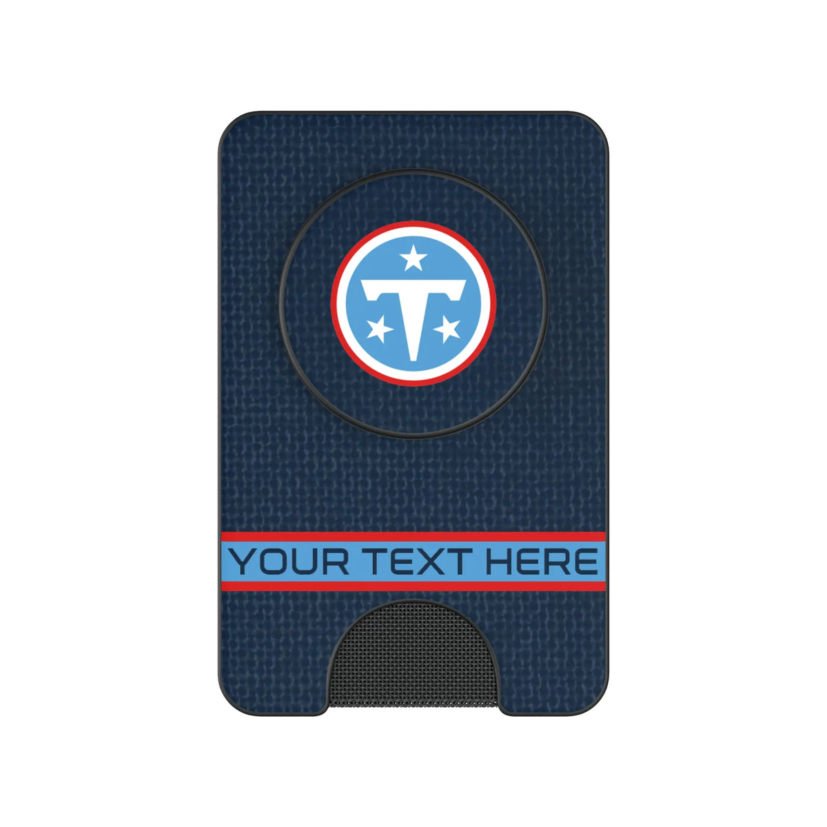 Tennessee Titans Personalized Endzone Solid Popsockets Wallet Magnetic
