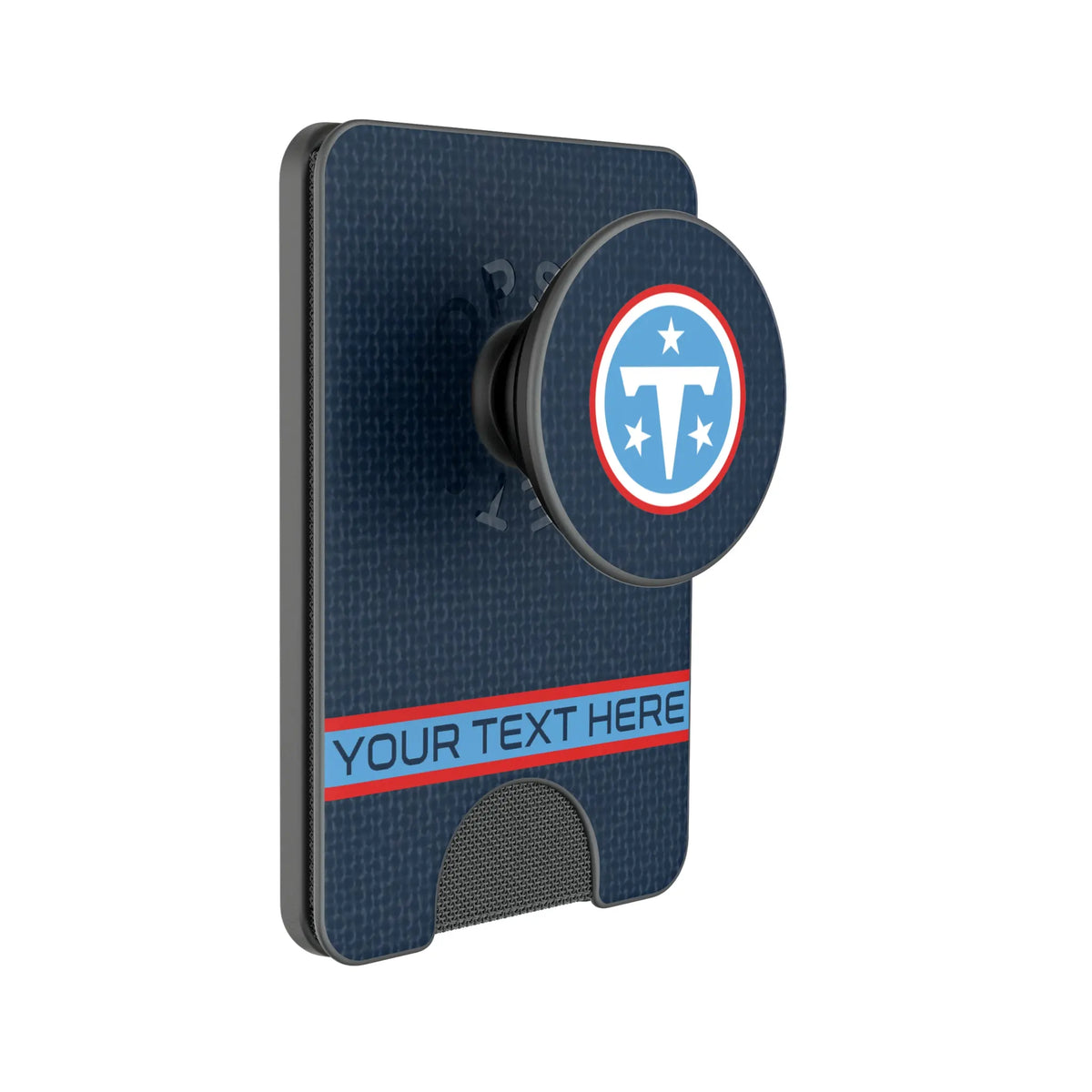 Tennessee Titans Personalized Endzone Solid Popsockets Wallet Magnetic