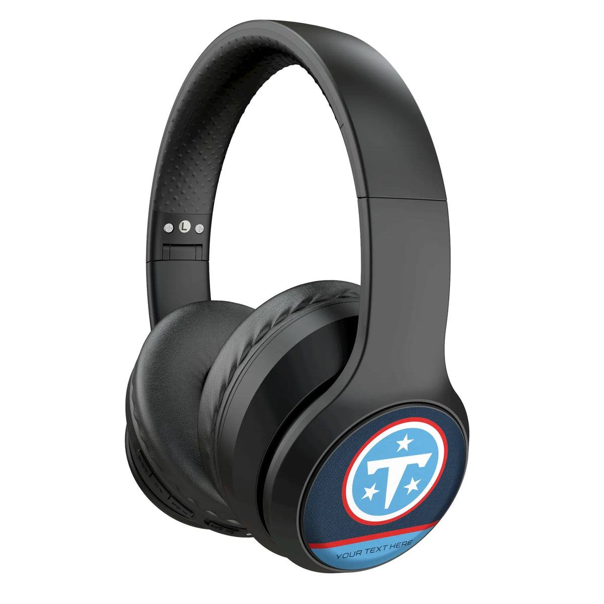 Tennessee Titans Personalized Endzone Solid Wireless Over-Ear Headphones With Case