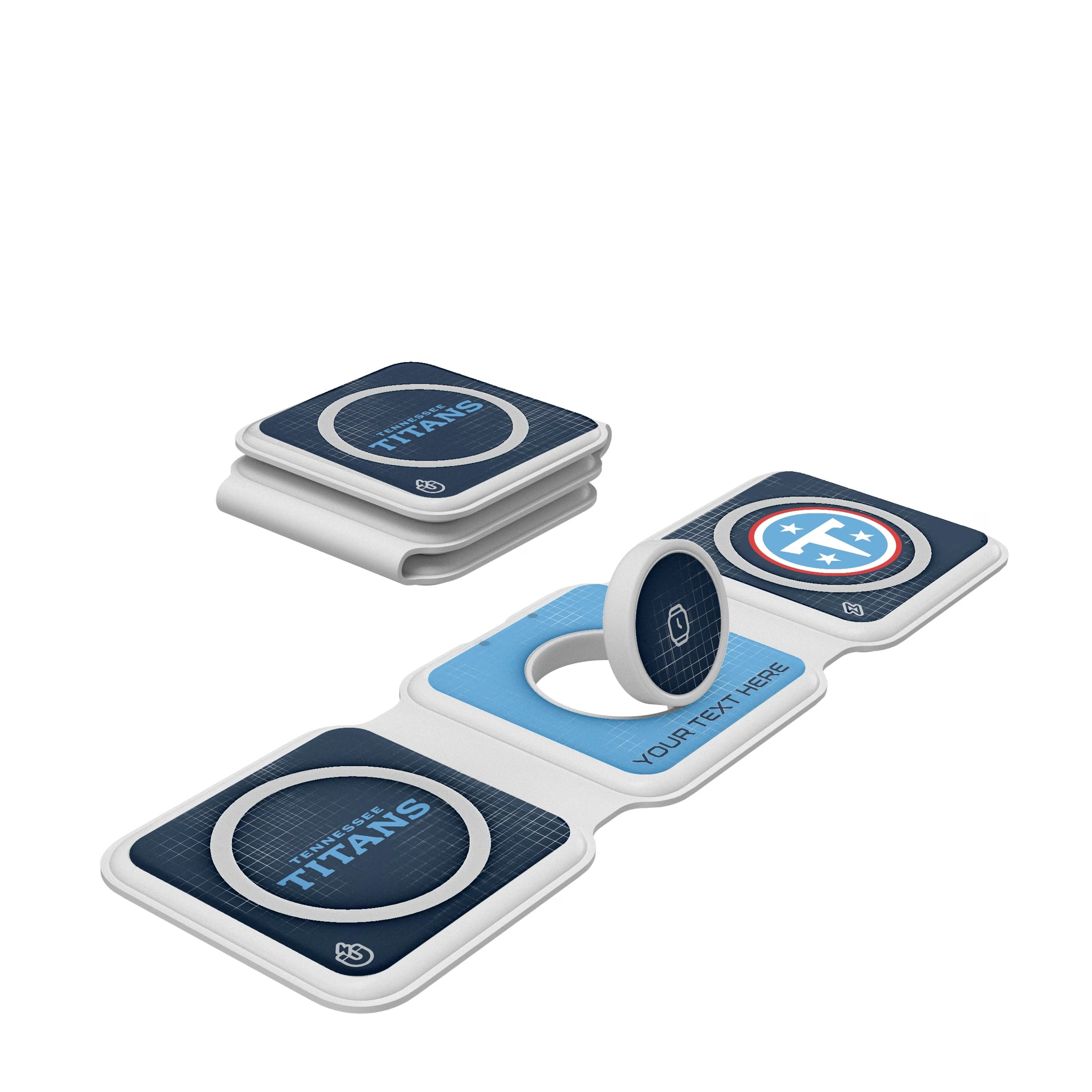 Tennessee Titans Personalized Hatch Foldable 3 in 1 Charger