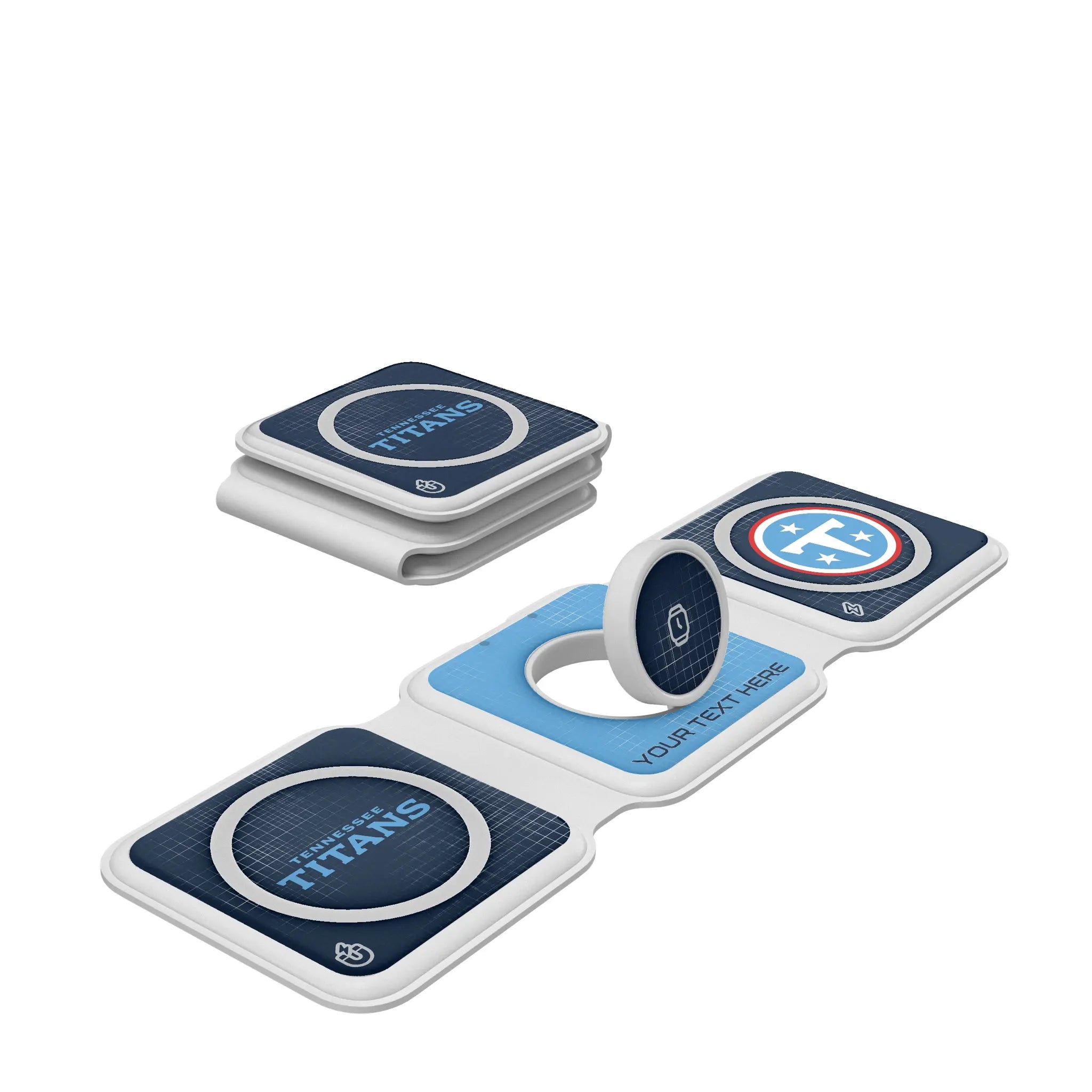 Tennessee Titans Personalized Hatch Foldable 3 in 1 Charger