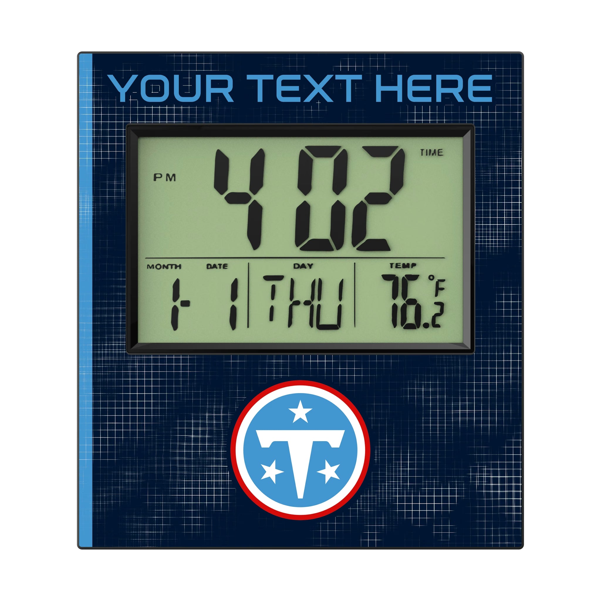 Tennessee Titans Personalized Hatch Wall Clock